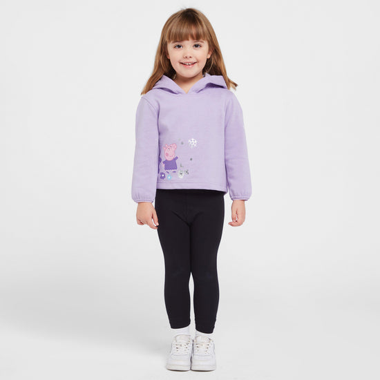 Kids Peppa Pig Hoody Lilac