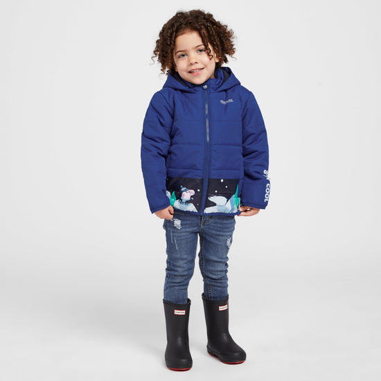 Kids Peppa Padded Jacket Space Blue
