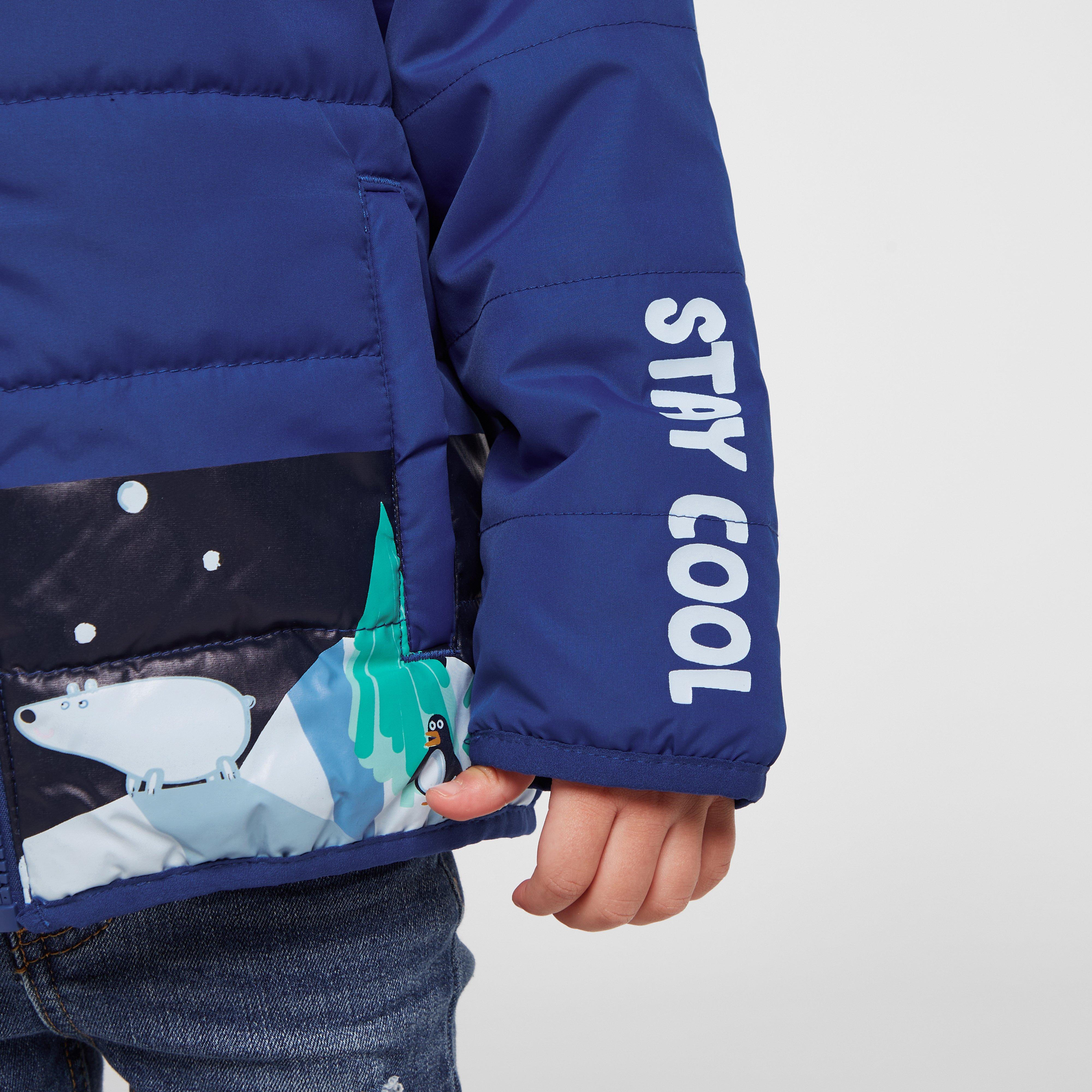Kids Peppa Padded Jacket Space Blue