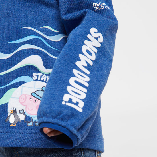 Kids Peppa Pig Hoody Navy