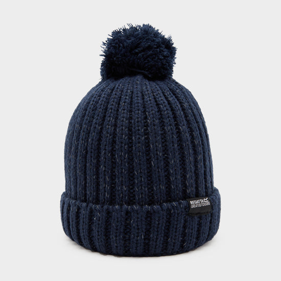Kids Luminosity III Reflective Bobble Hat Navy