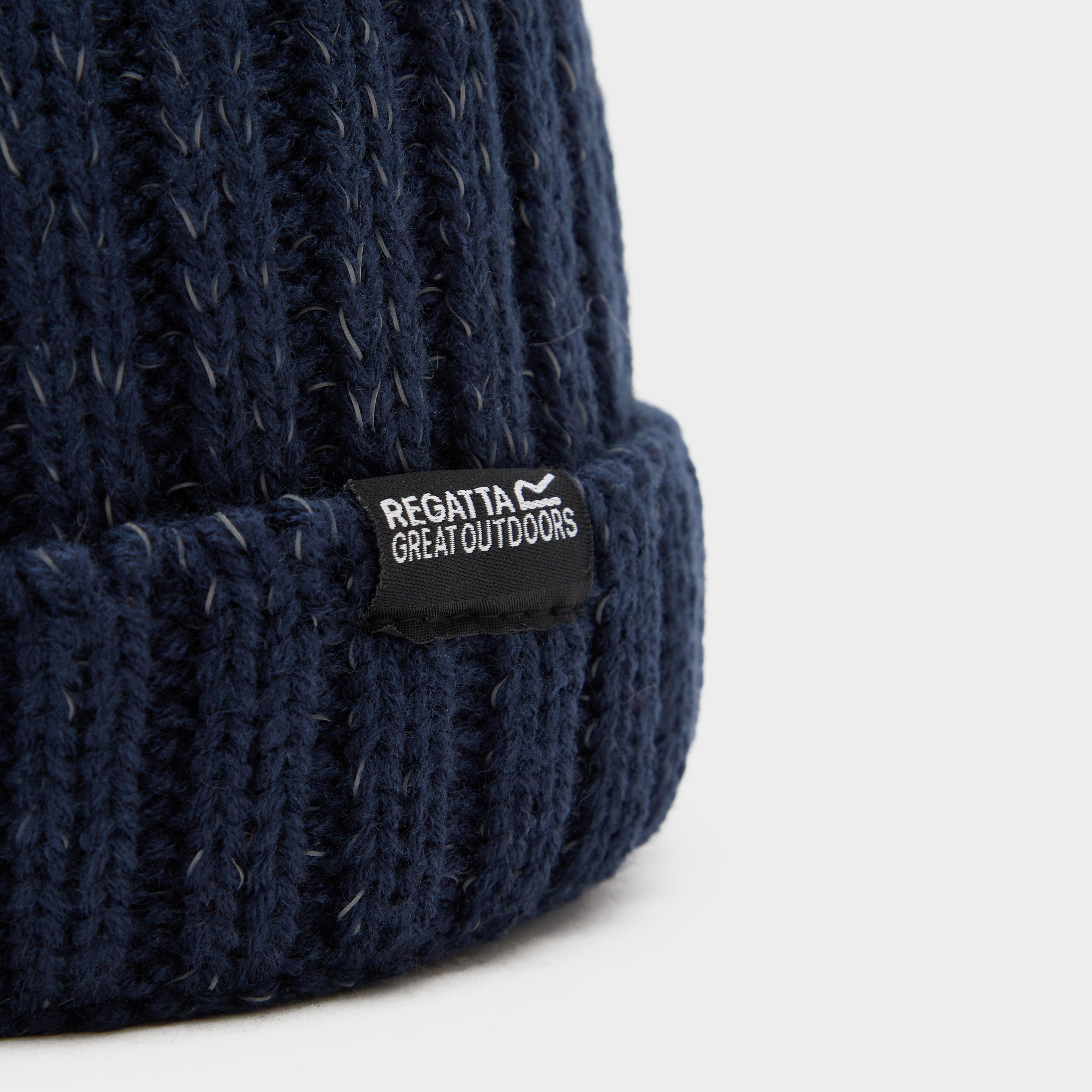Kids Luminosity III Reflective Bobble Hat Navy