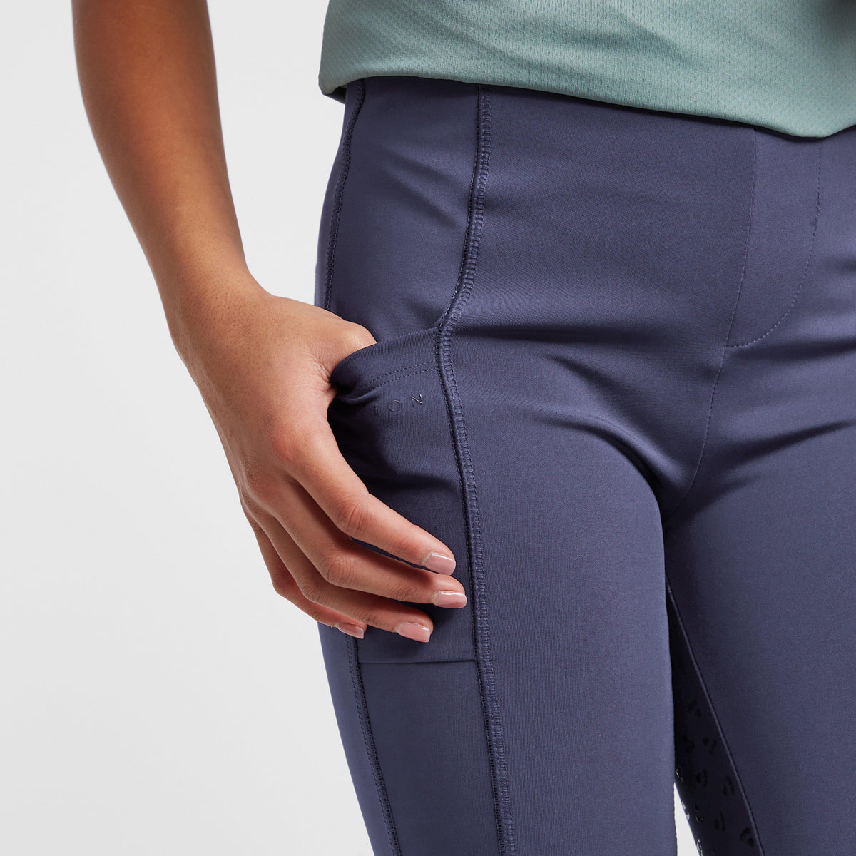 Kids Hudson Riding Tights Navy