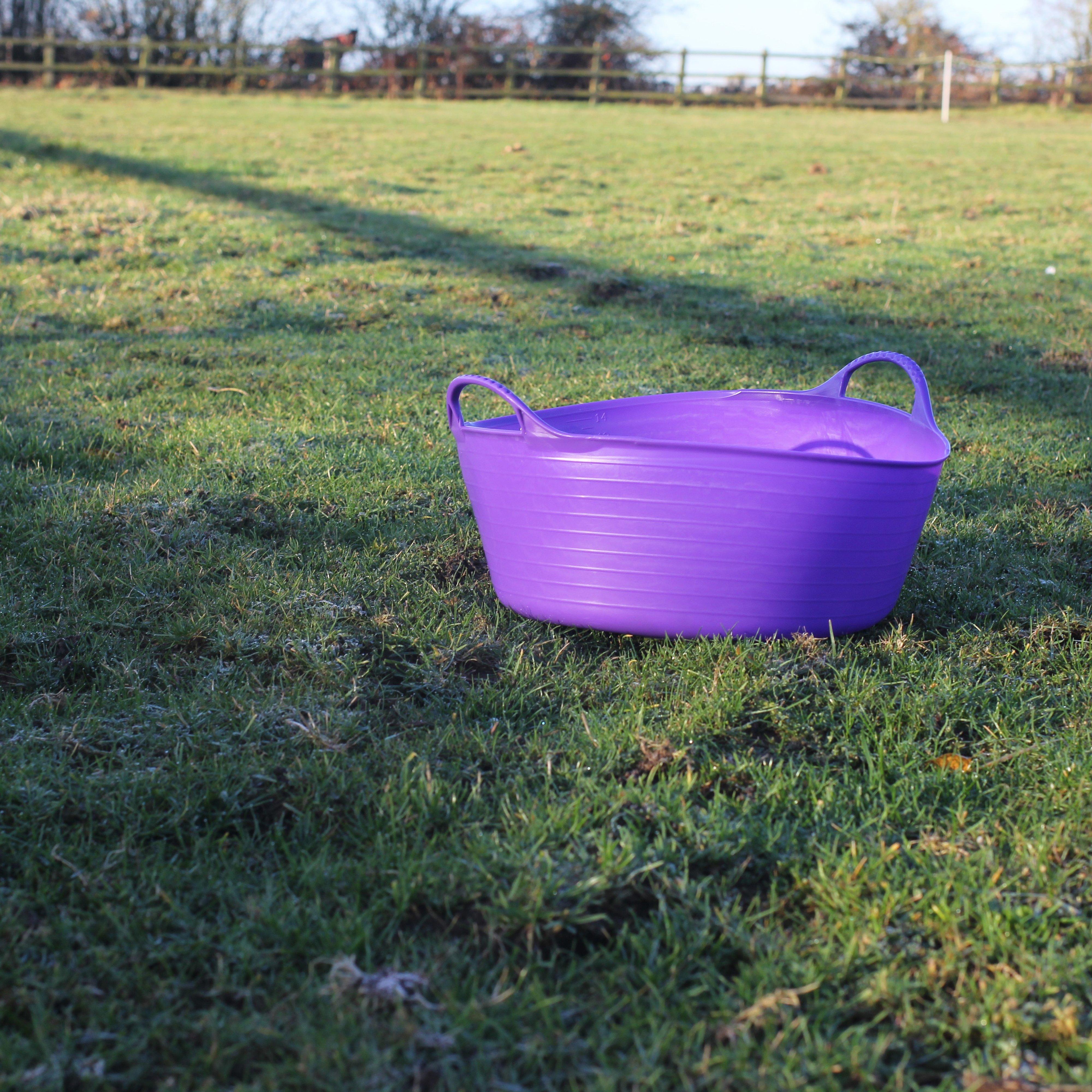 Flexible Shallow Bucket Purple