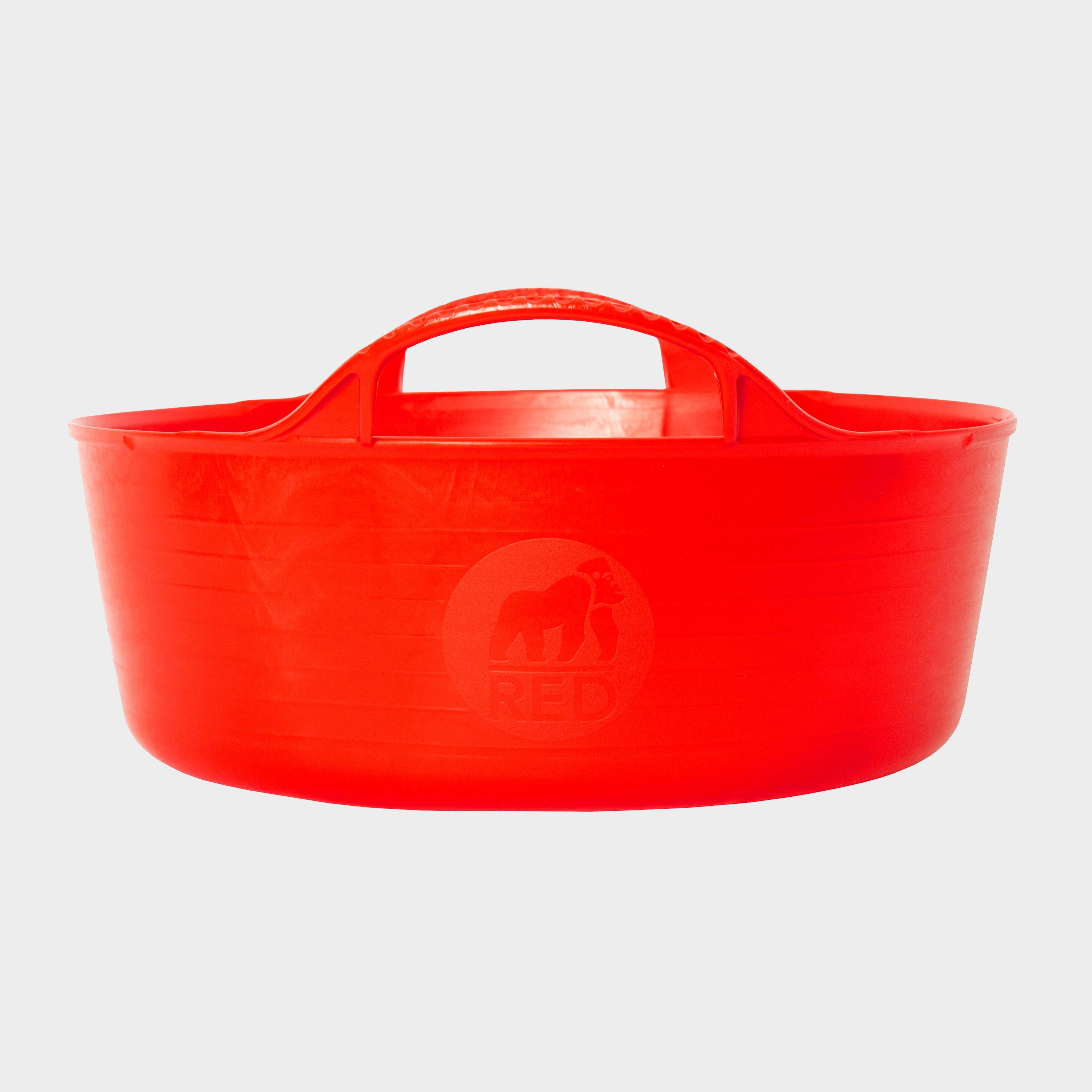 Flexible Shallow Bucket Red