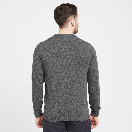 Mens Essential Tisbury Crew Sweatshirt Grey