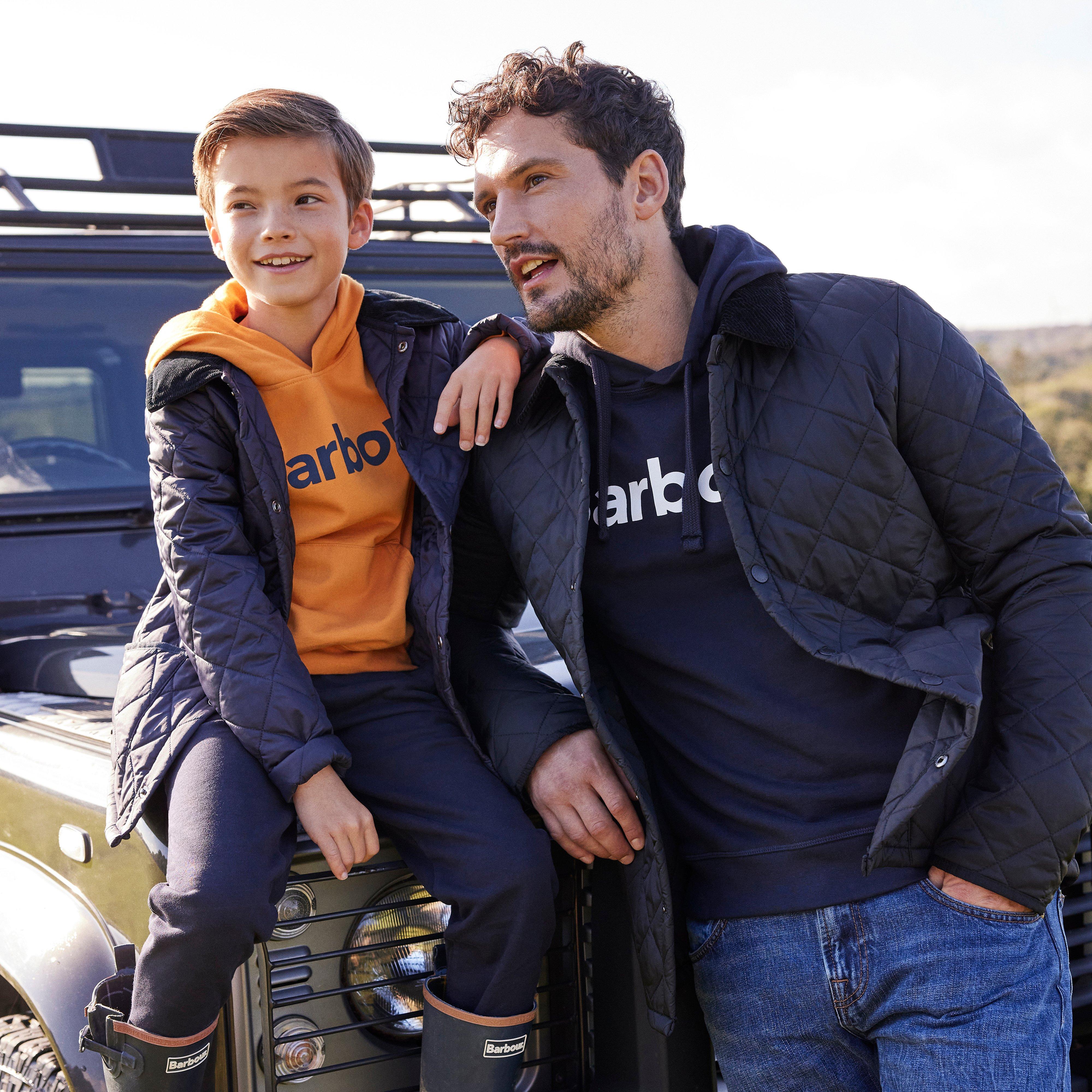 Mens Logo Hoodie Navy