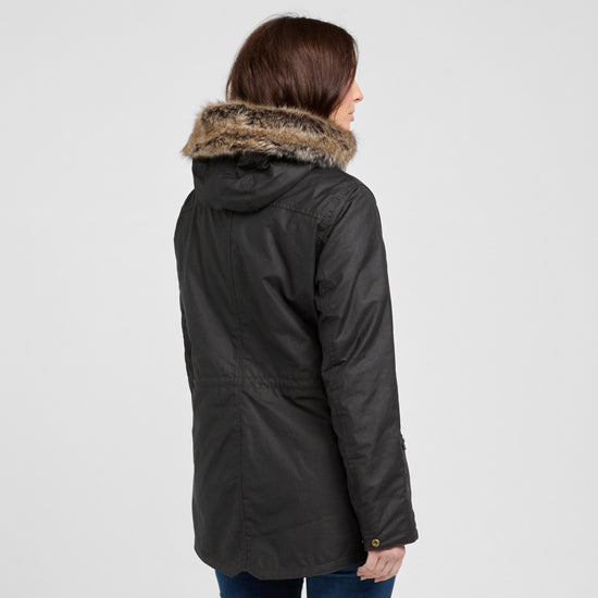 Womens Kelsall Wax Parka Rustic