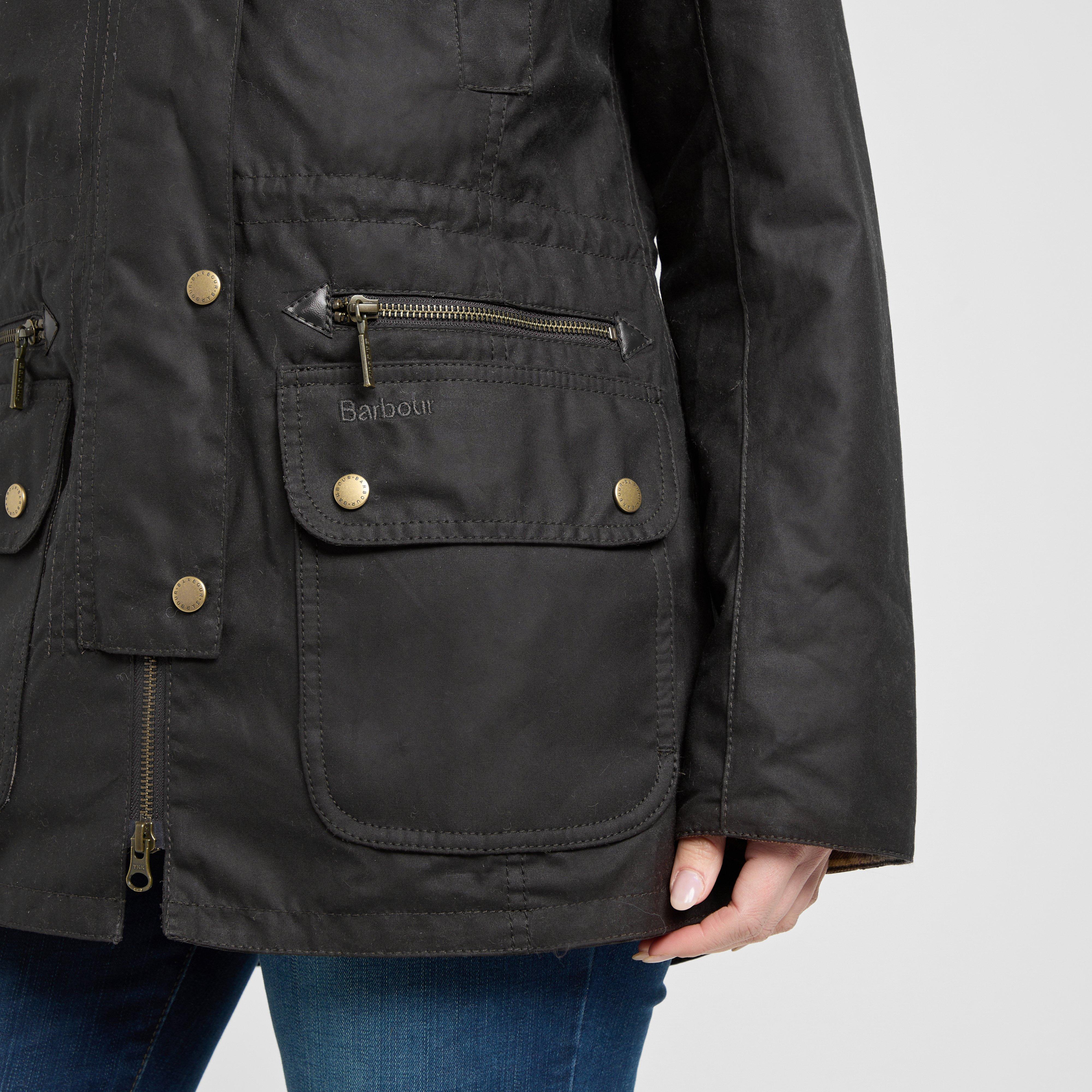 Womens Kelsall Wax Parka Rustic