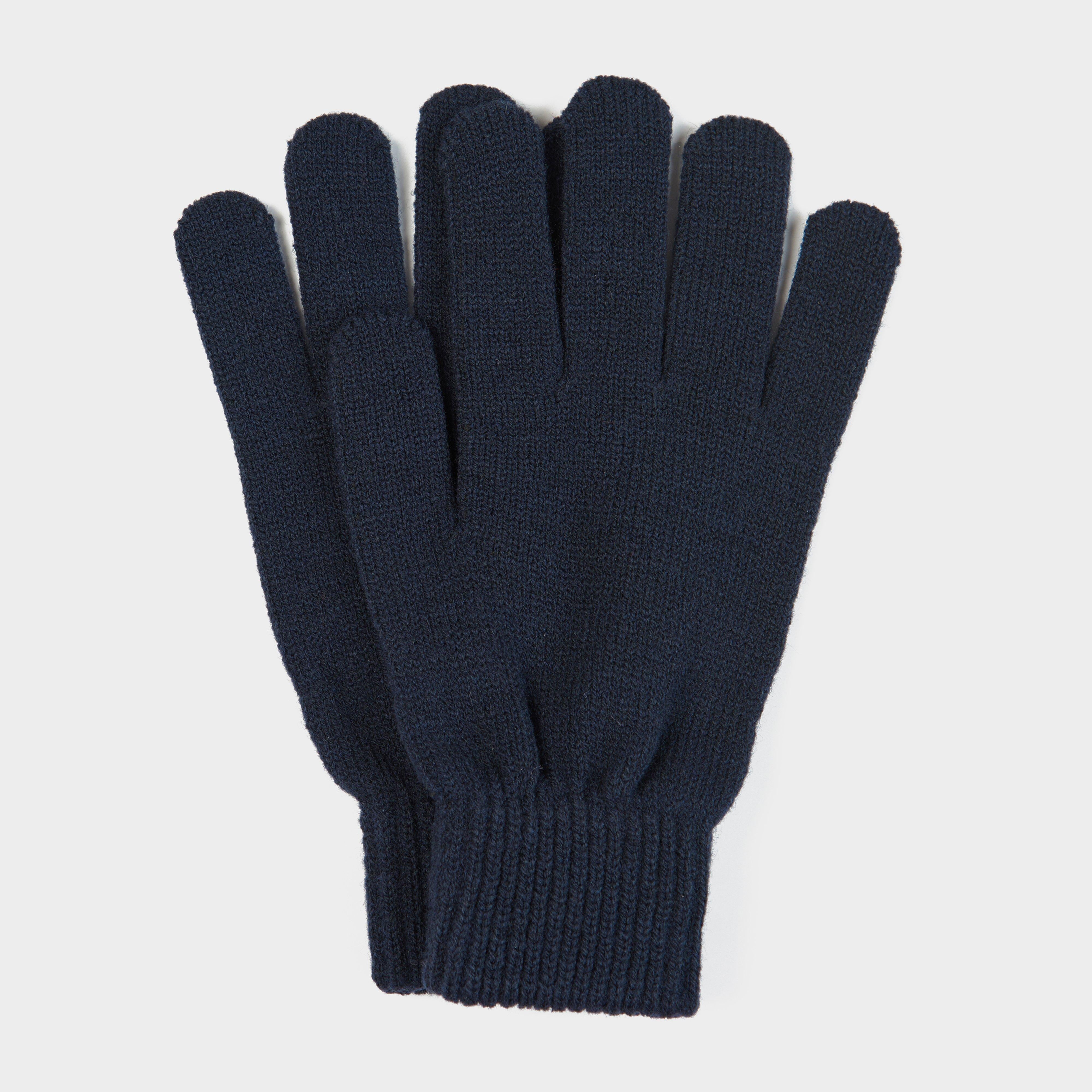 Mens Scarf & Glove Gift Set Navy
