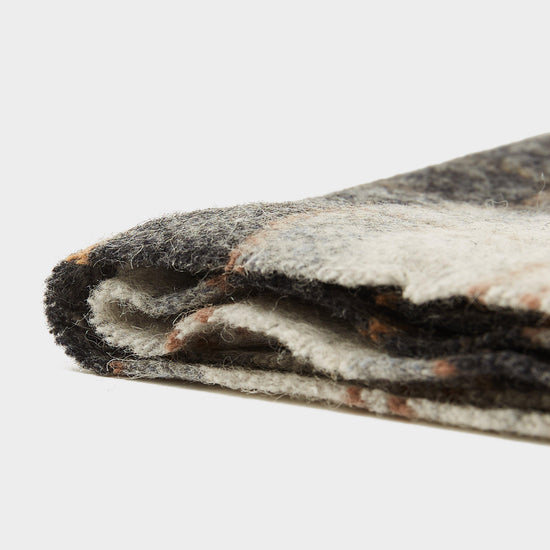 Adults Tartan Lambswool Scarf Greystone