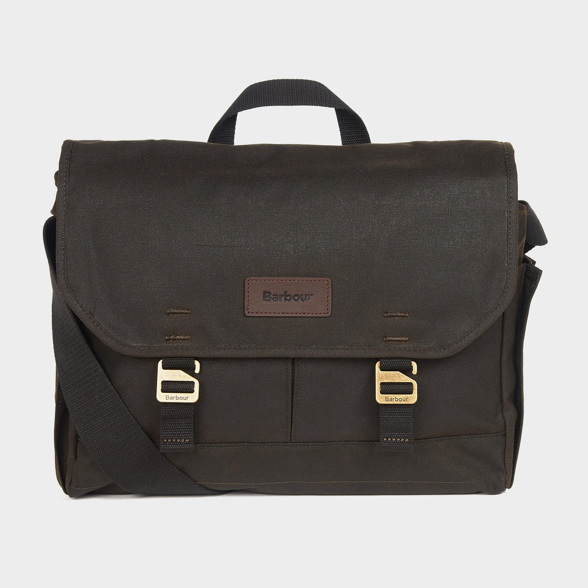 Essential Wax Messenger Bag Olive