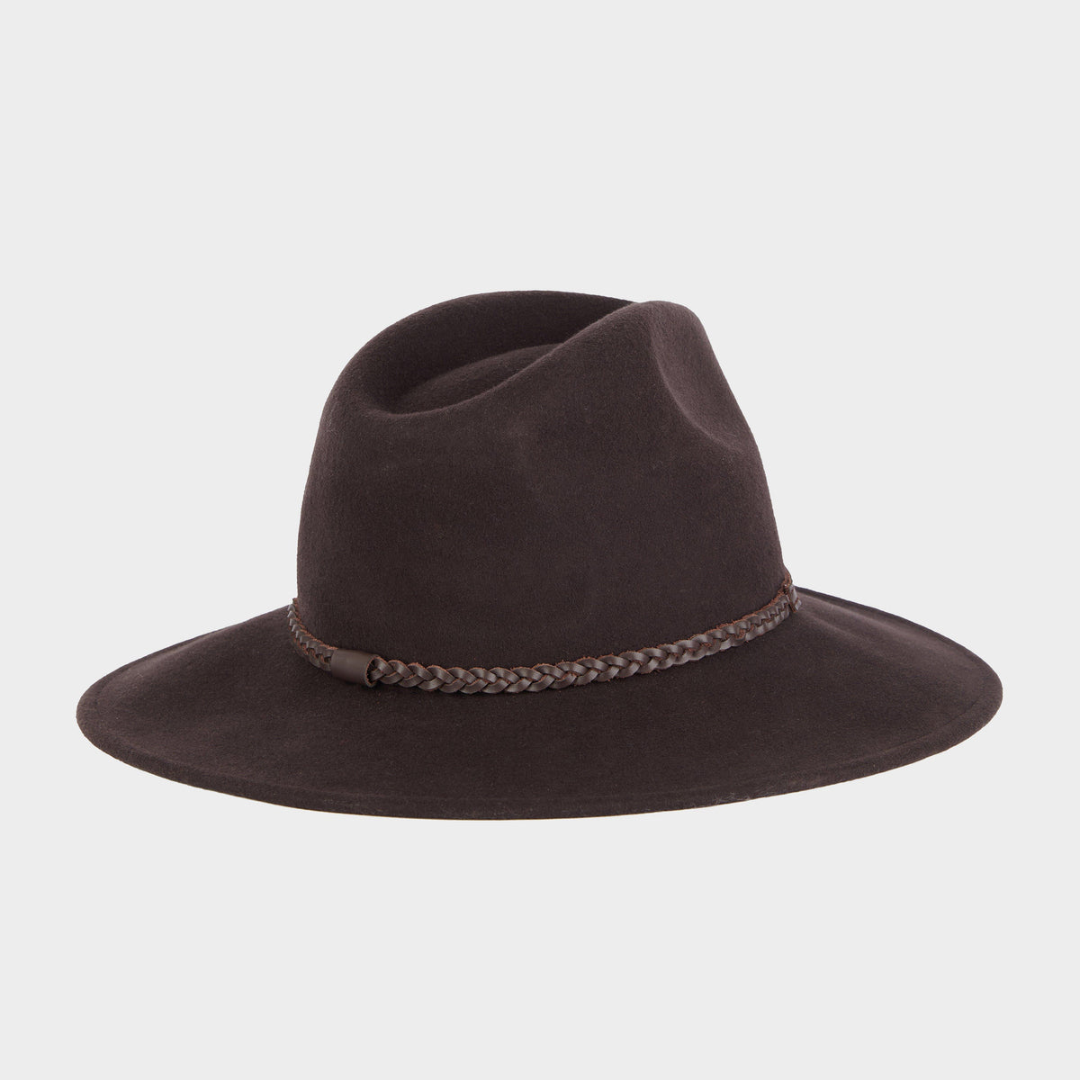 Womens Tack Fedora Chocolate/Praline