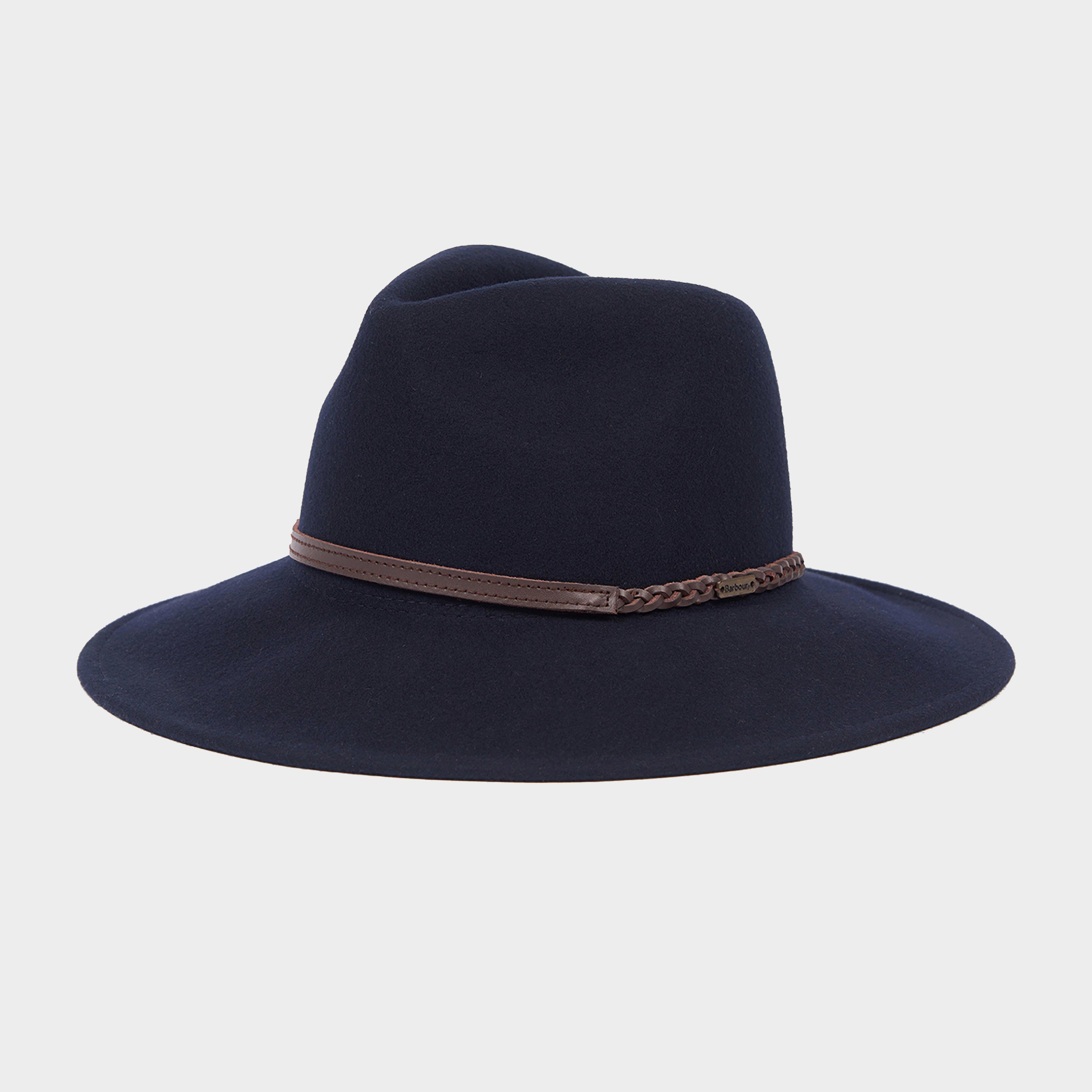 Womens Tack Fedora Navy