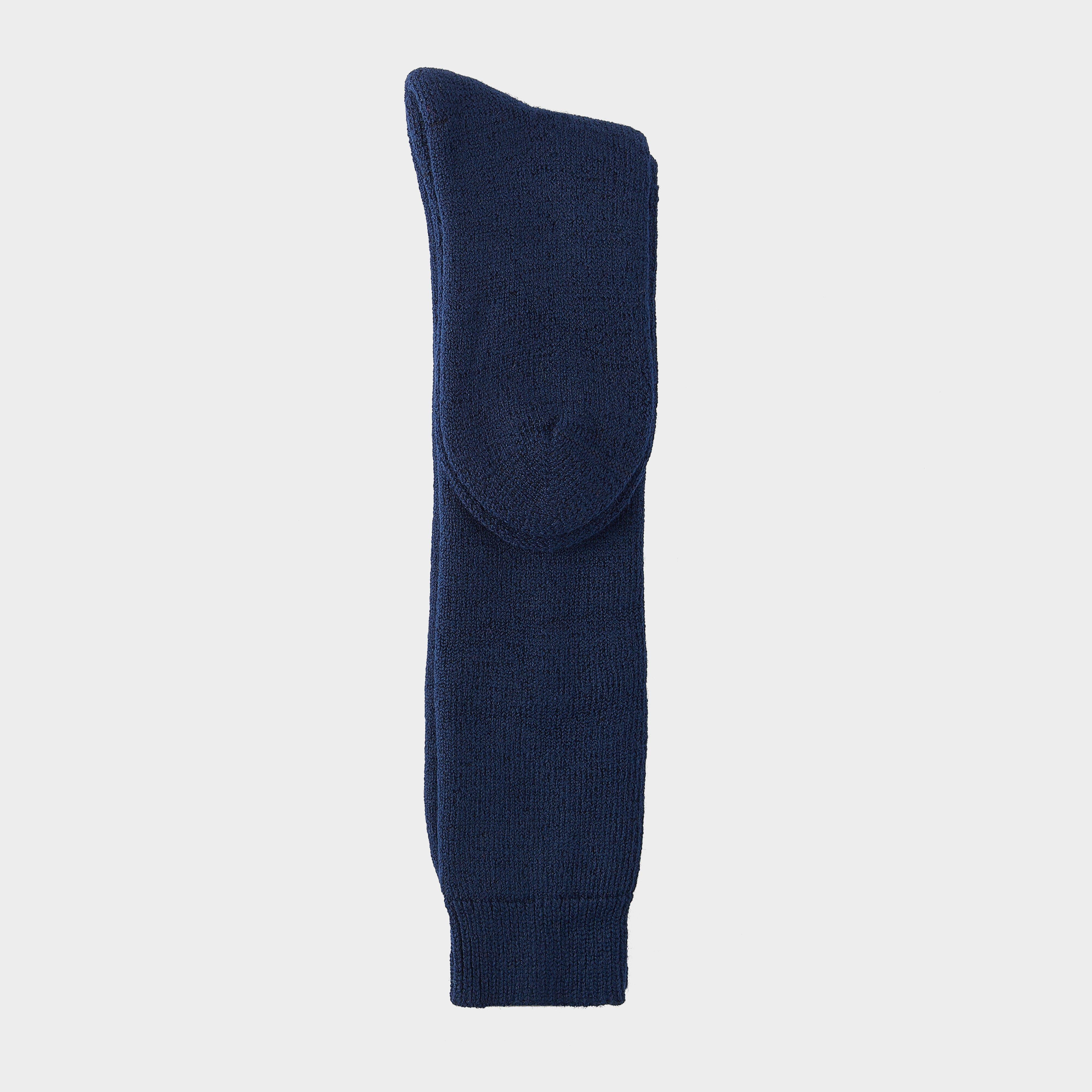 Womens Knee Length Wellington Socks Navy