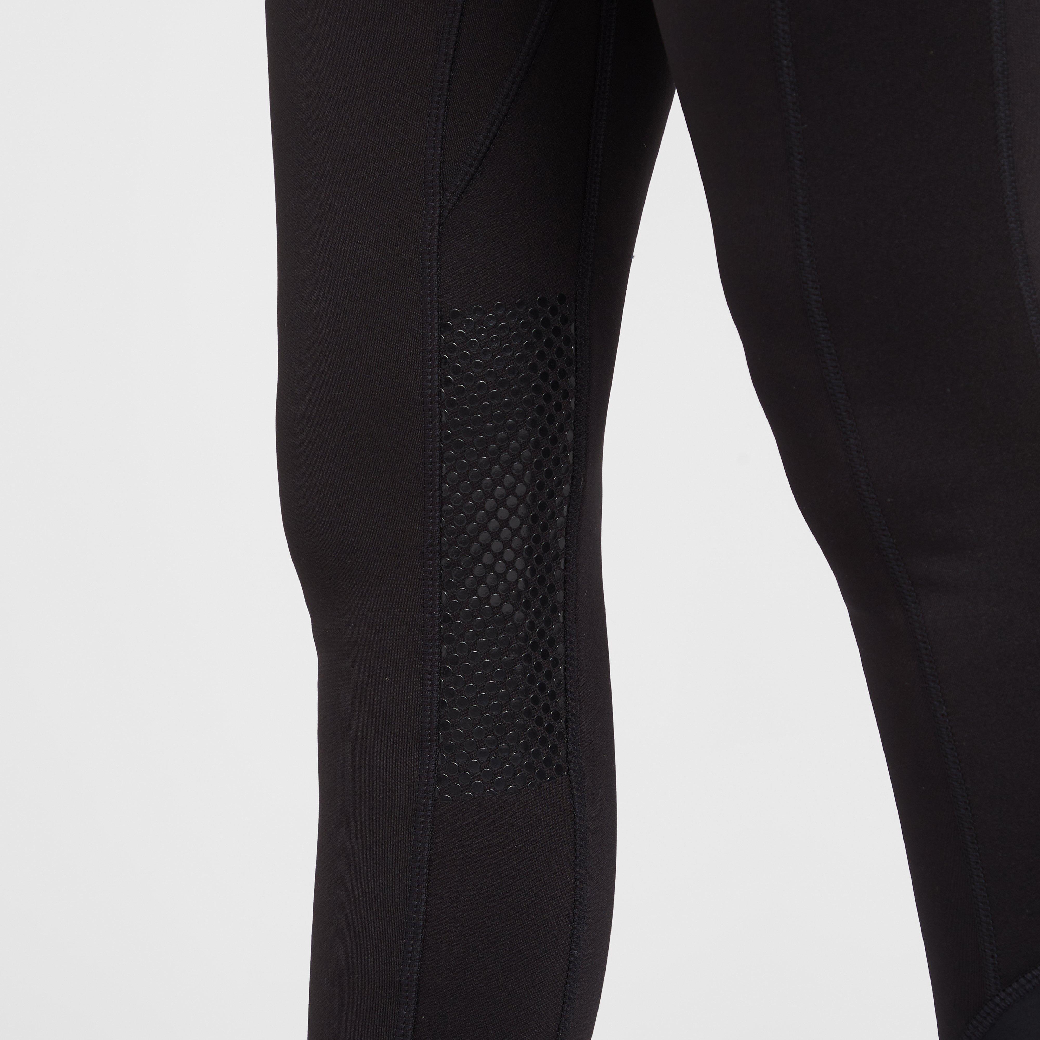 Womens Harper Knee Patch Winter Riding Tights Black