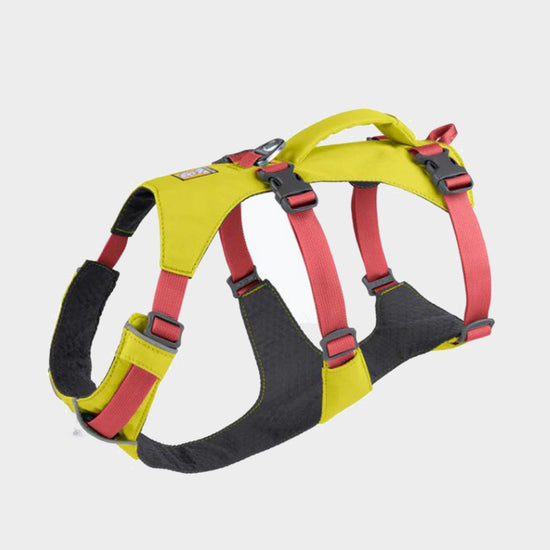 Flagline Harness With Handle Yellow/Red