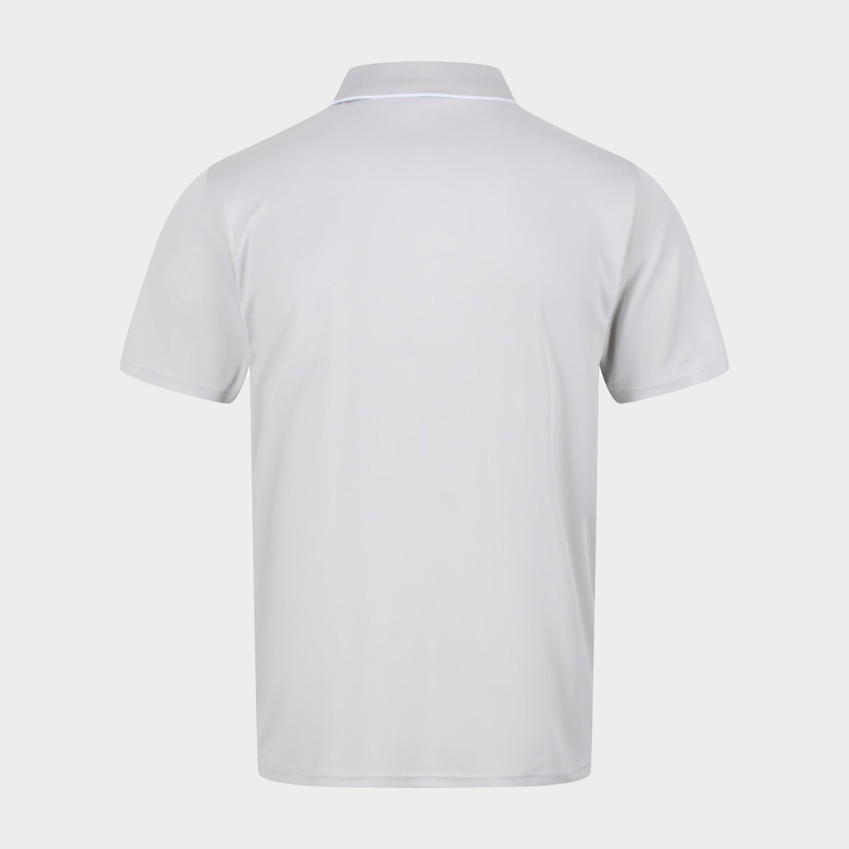Mens Maverik V Polo Shirt Silver Grey