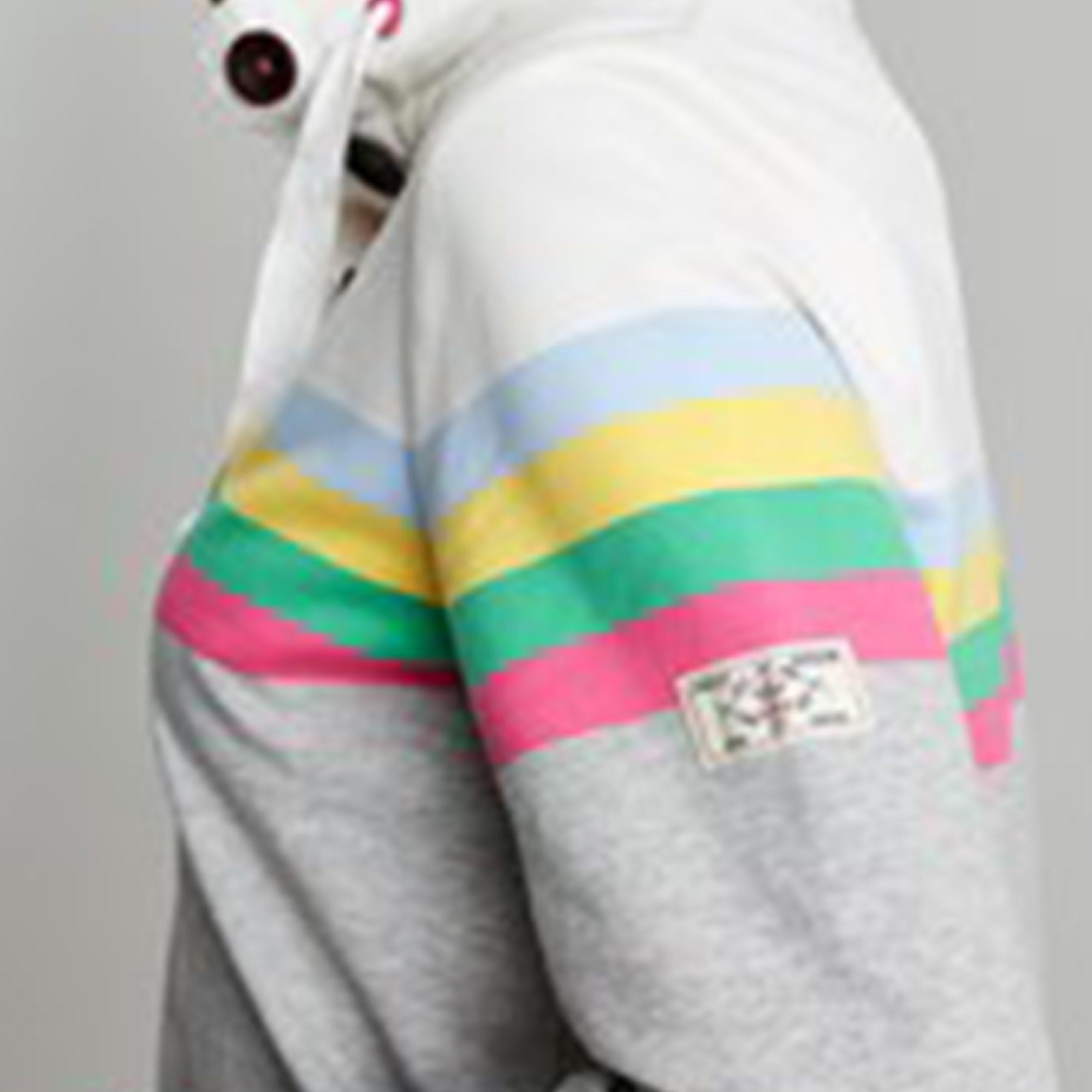 Womens Saunton Sweatshirt Grey Marl Stripe