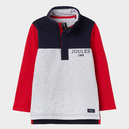 Kids Dale Sweatshirt Navy/Red/Grey