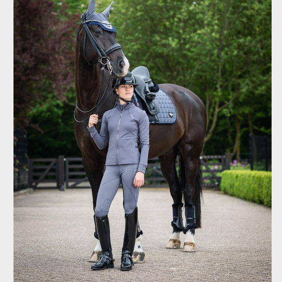 Womens Lucie Mesh Leggings Grey