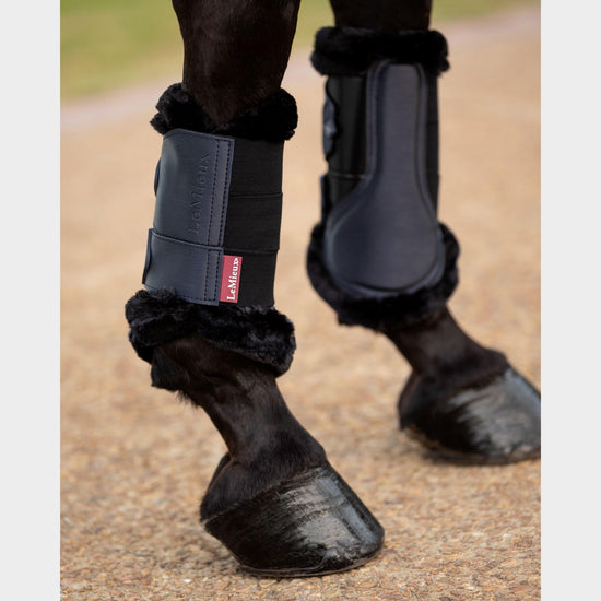 Fleece Edged Mesh Brushing Boots Twilight Navy