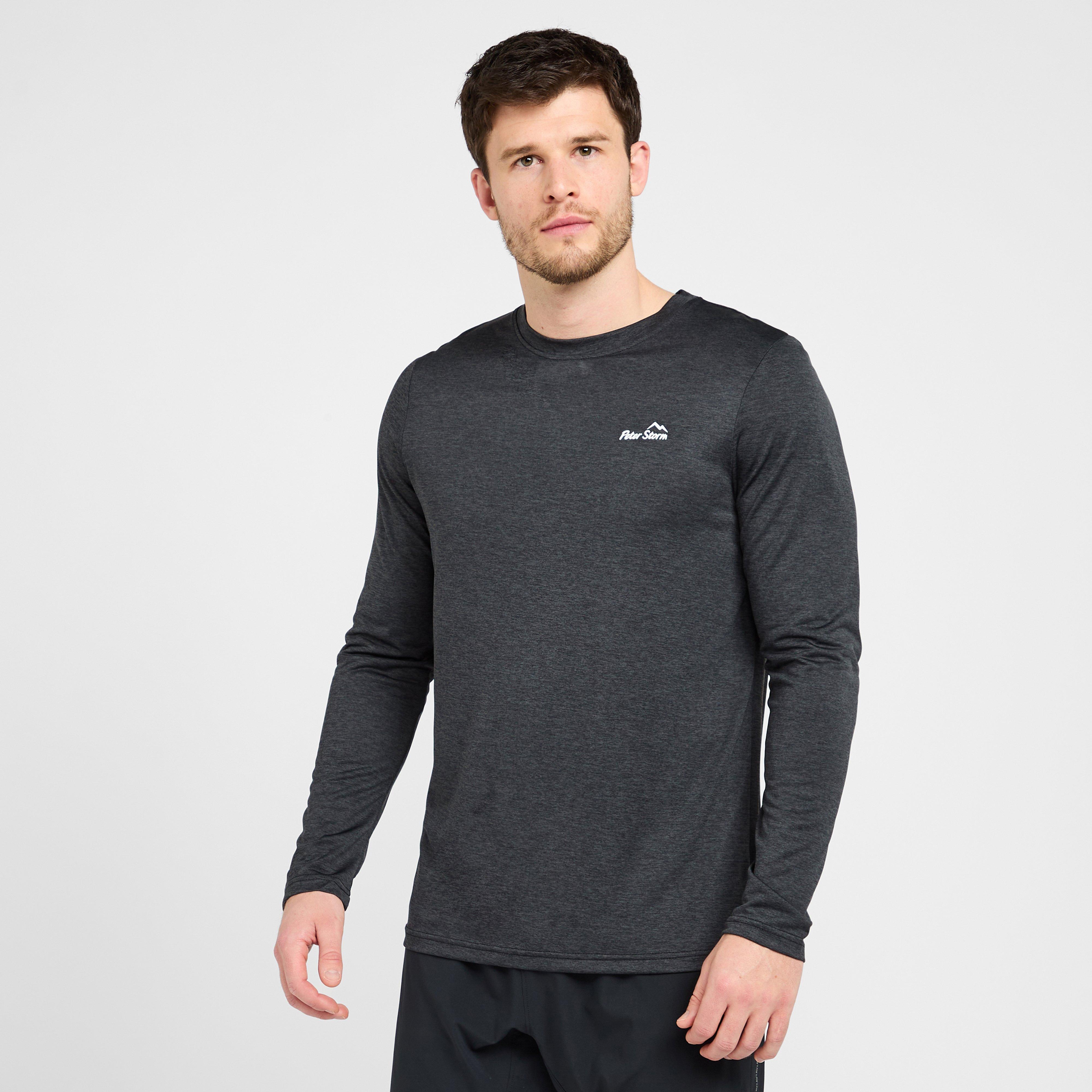 Mens Active Long Sleeve T-Shirt Black