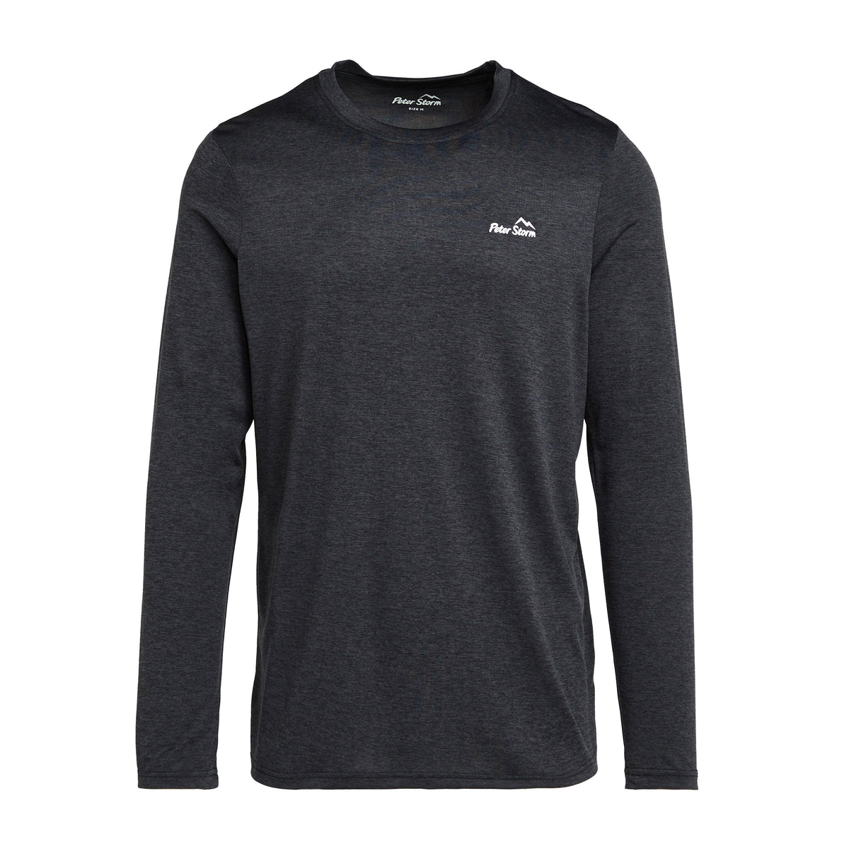 Mens Active Long Sleeve T-Shirt Black