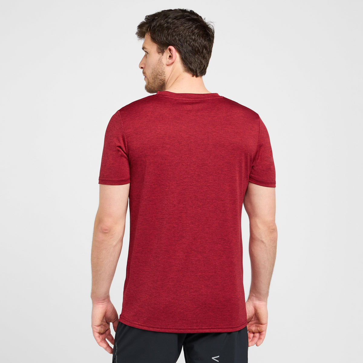 Mens Active Short Sleeve T-Shirt Red