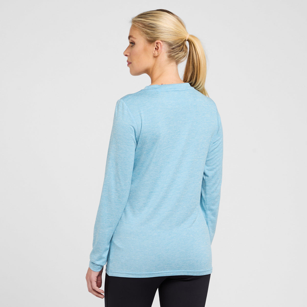 Womens Active Long Sleeve T-Shirt Blue