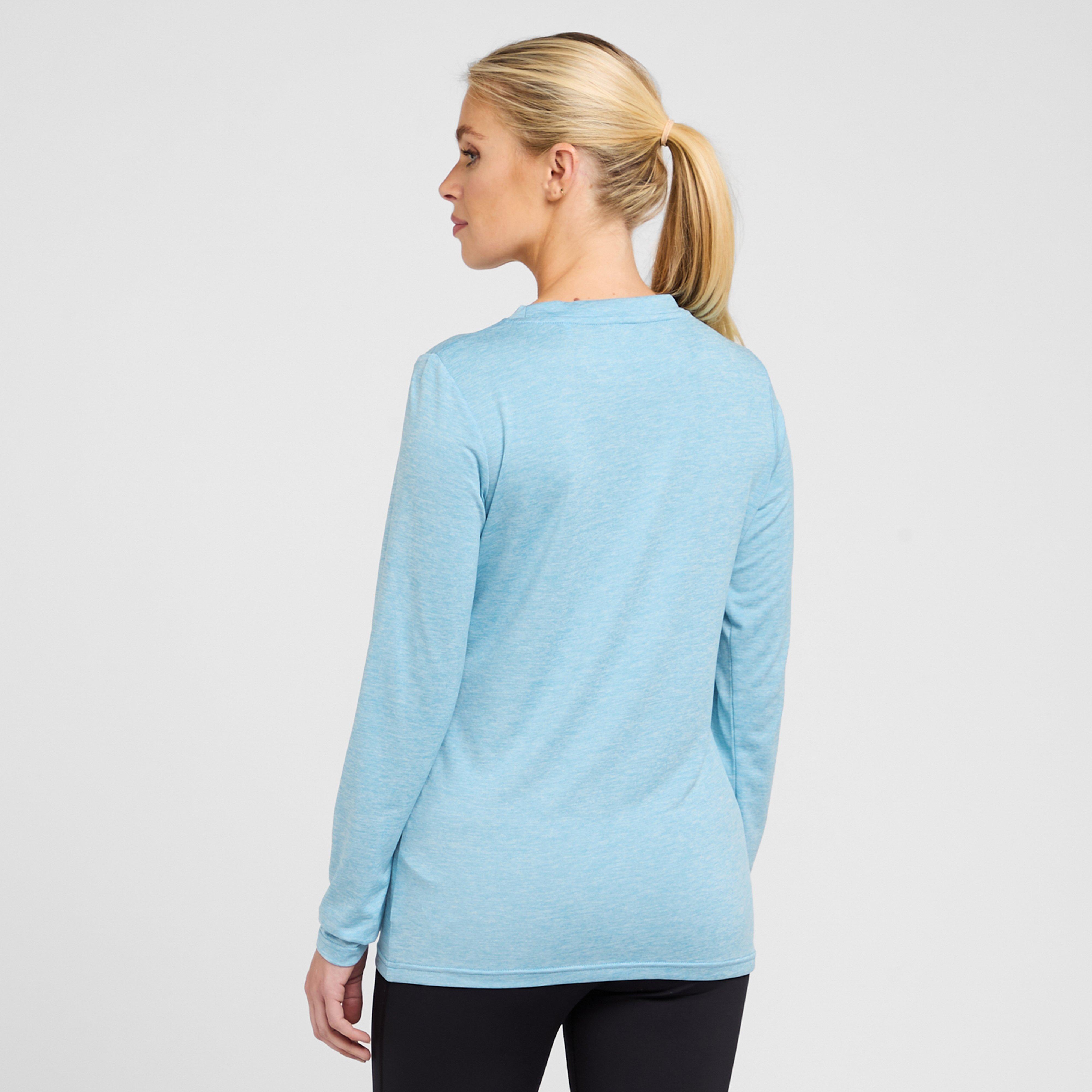 Womens Active Long Sleeve T-Shirt Blue