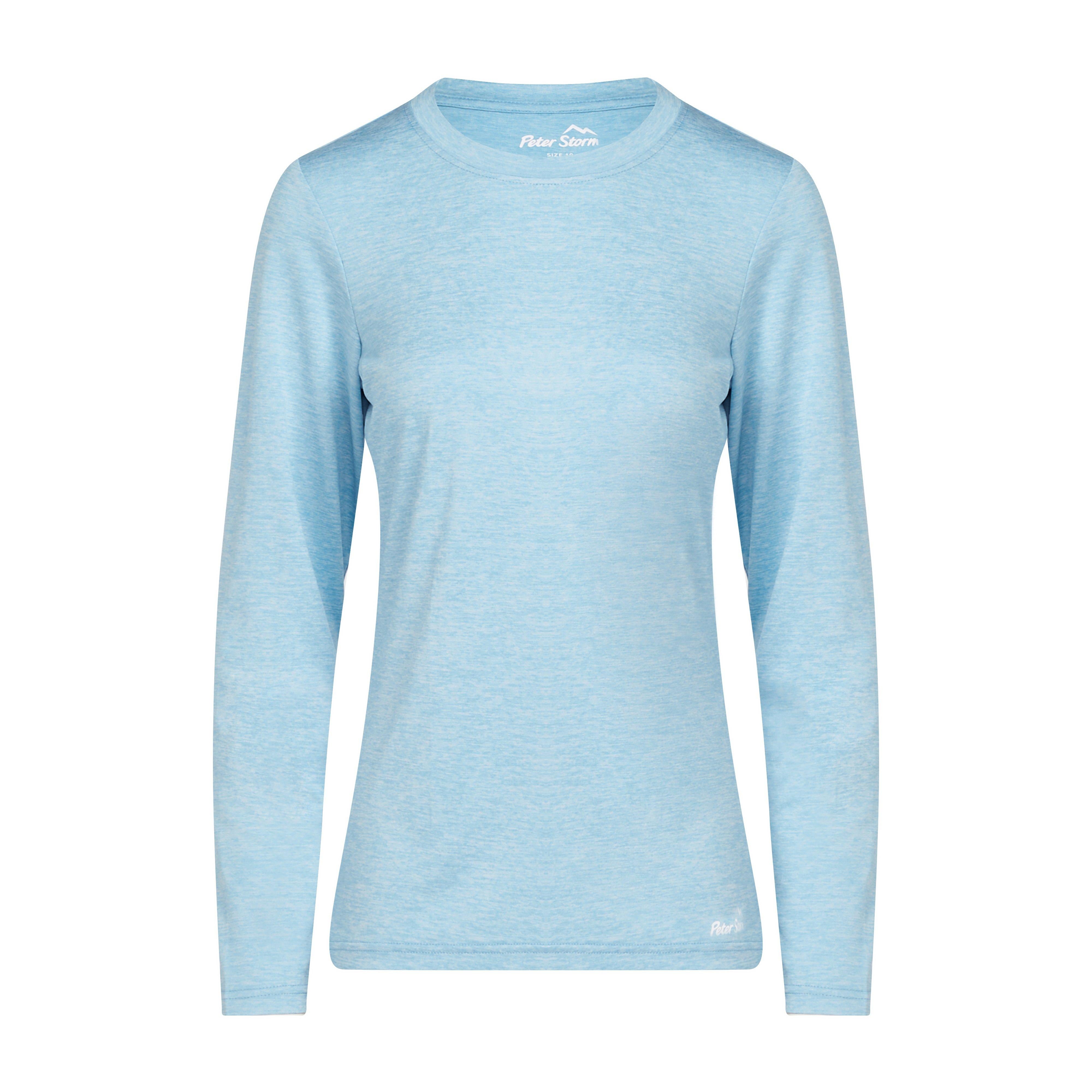 Womens Active Long Sleeve T-Shirt Blue