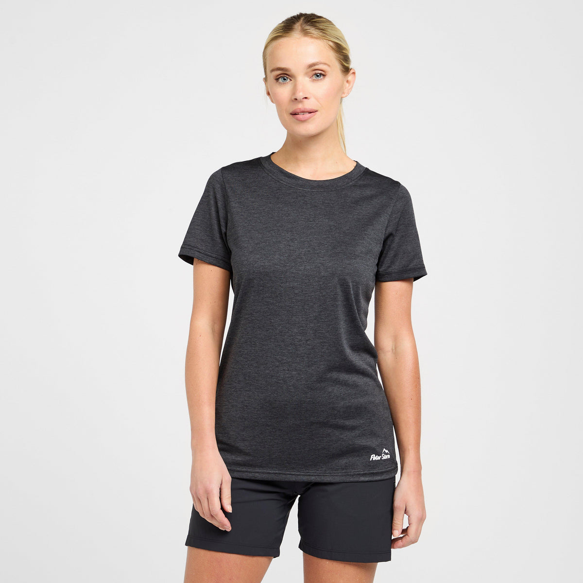 Womens Active Short Sleeve T-Shirt Black