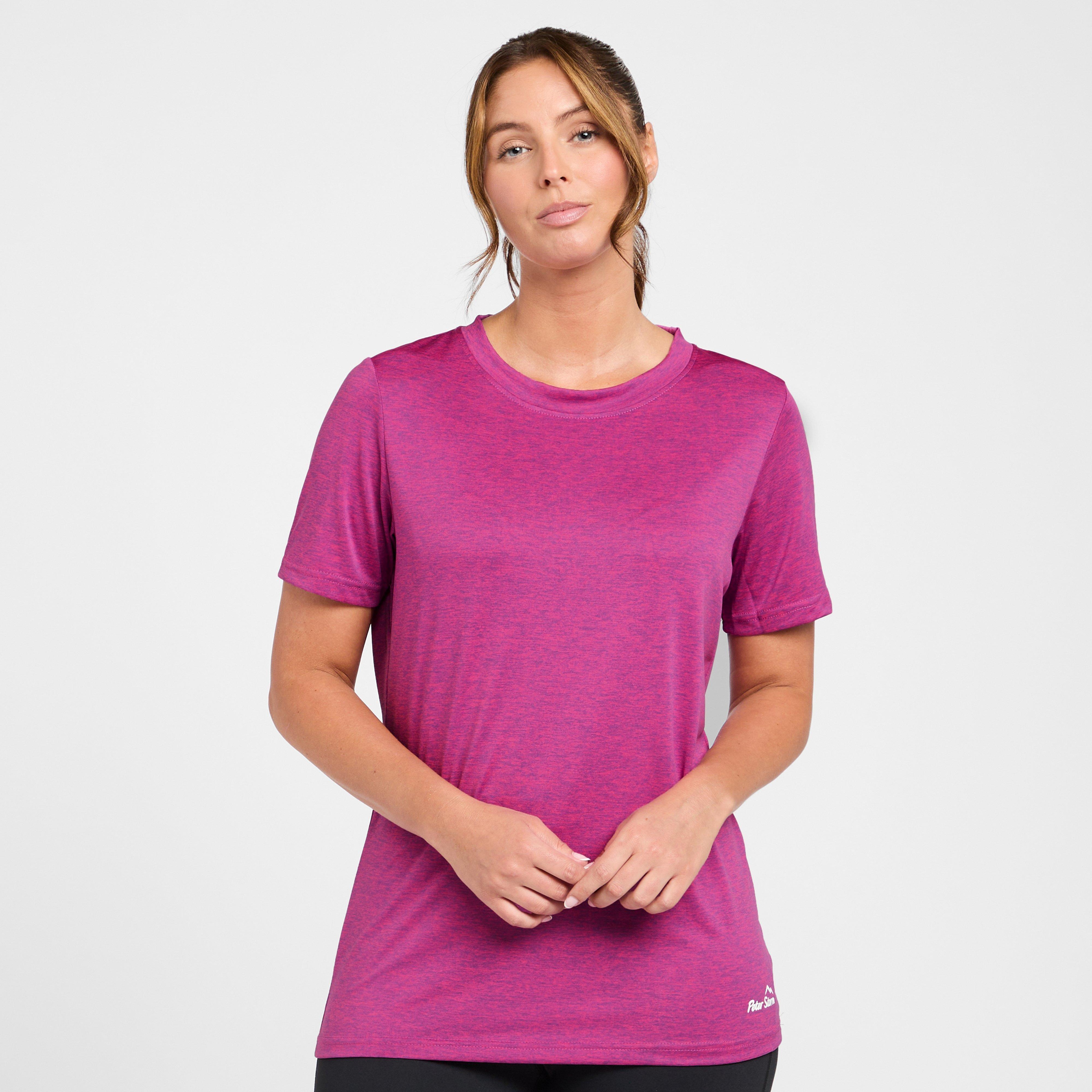 Womens Active Short Sleeve T-Shirt Pink