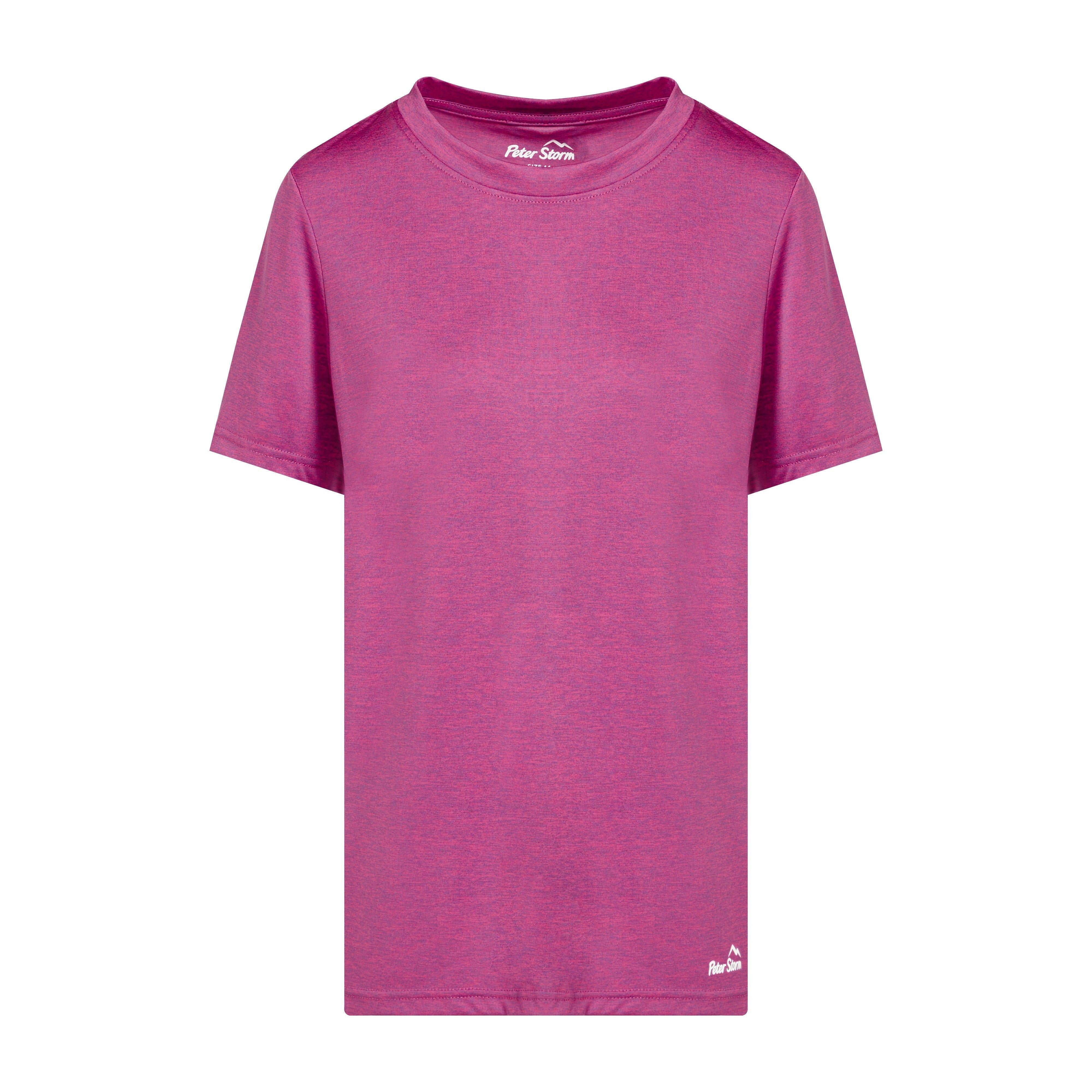 Womens Active Short Sleeve T-Shirt Pink