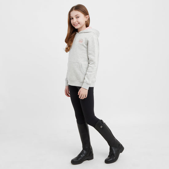 Kids Ivy Knee Patch Riding Tights Black Caviar