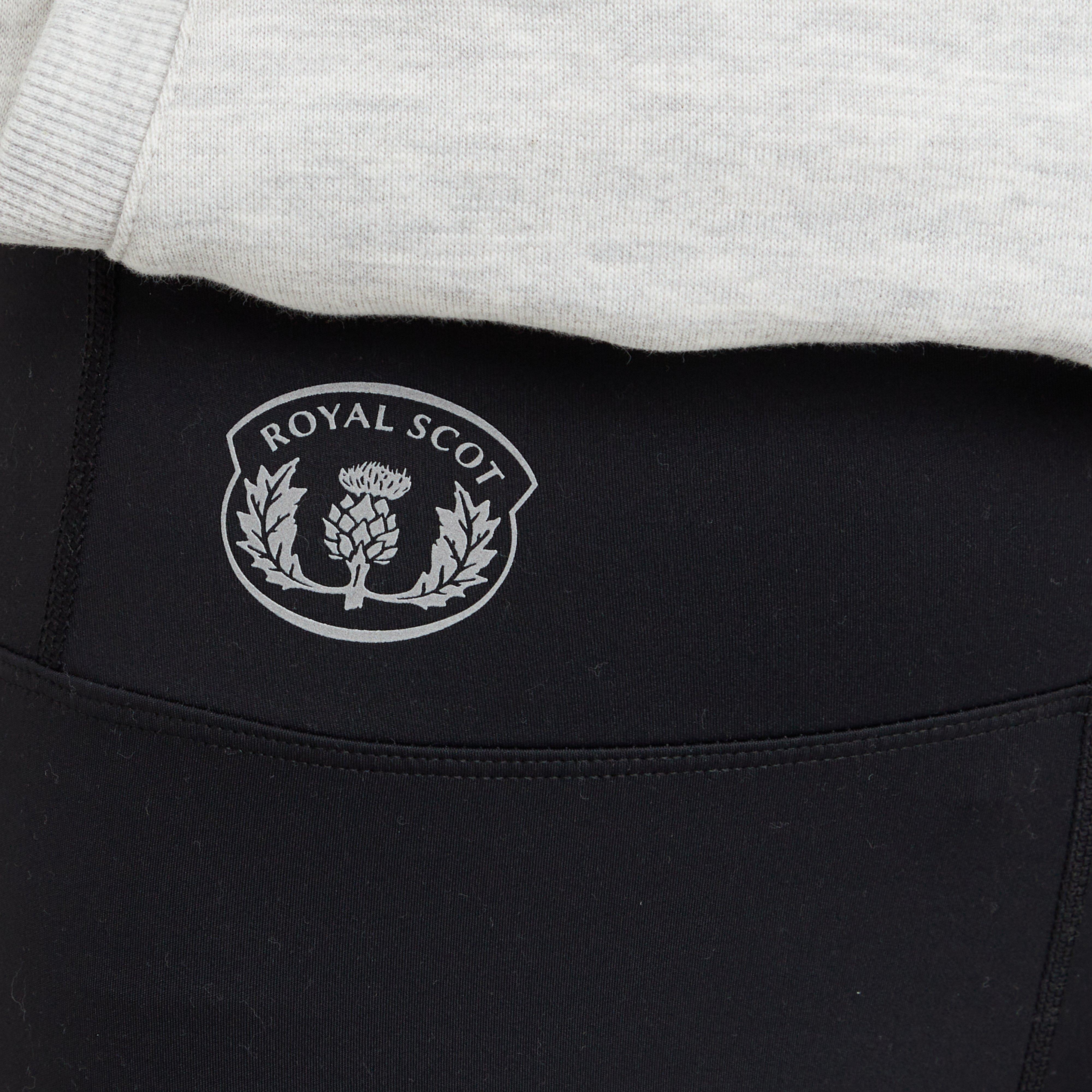 Kids Ivy Knee Patch Riding Tights Black Caviar