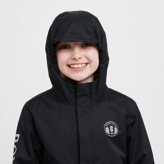 Kids Willow Waterproof Jacket Black Caviar