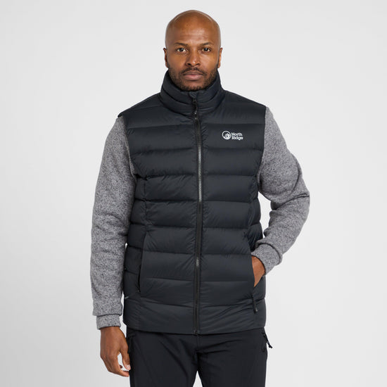 Mens Tech Down Gilet Black