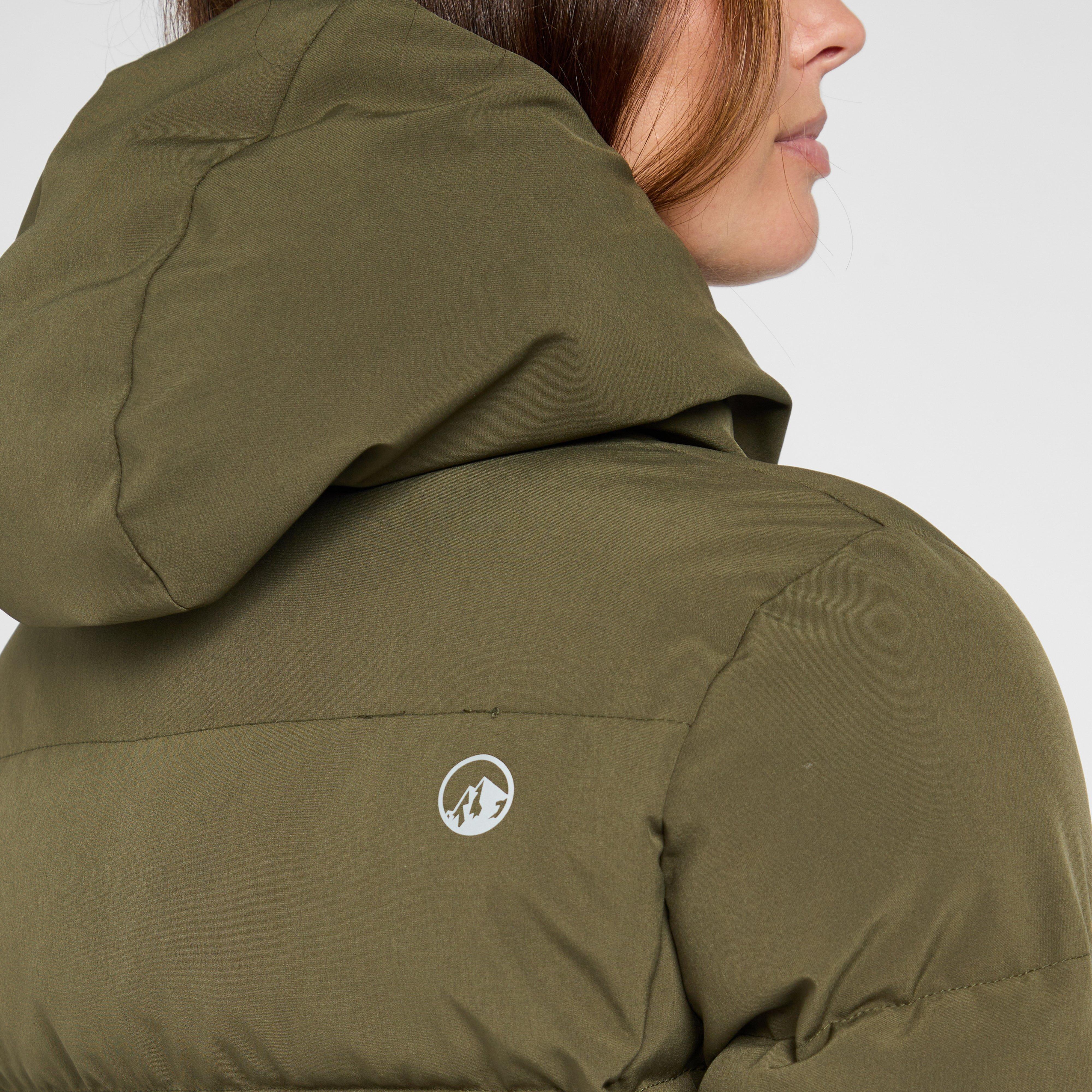 Womens Saunter Baffle Jacket Khaki