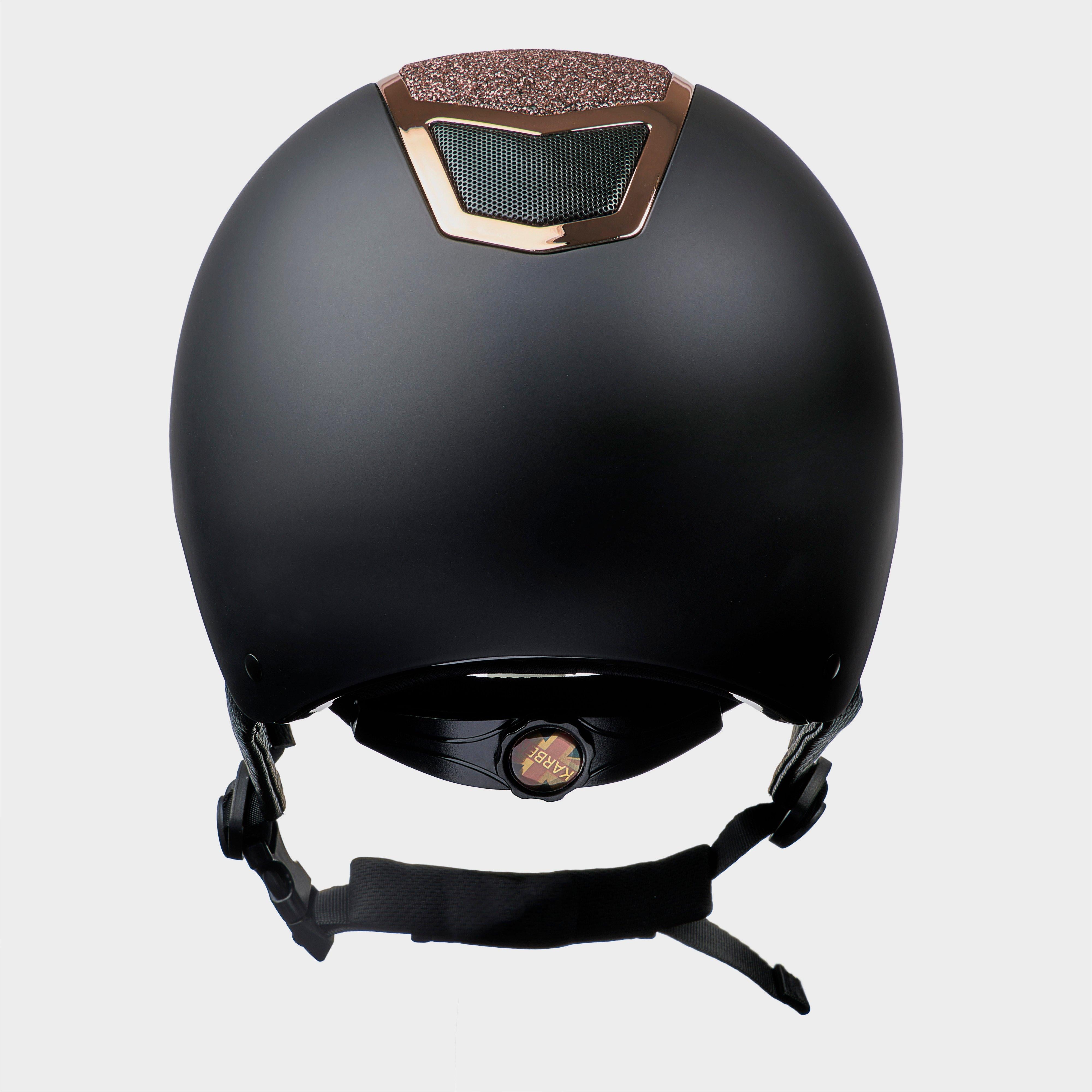 Valentina Riding Hat Black/Rose Gold