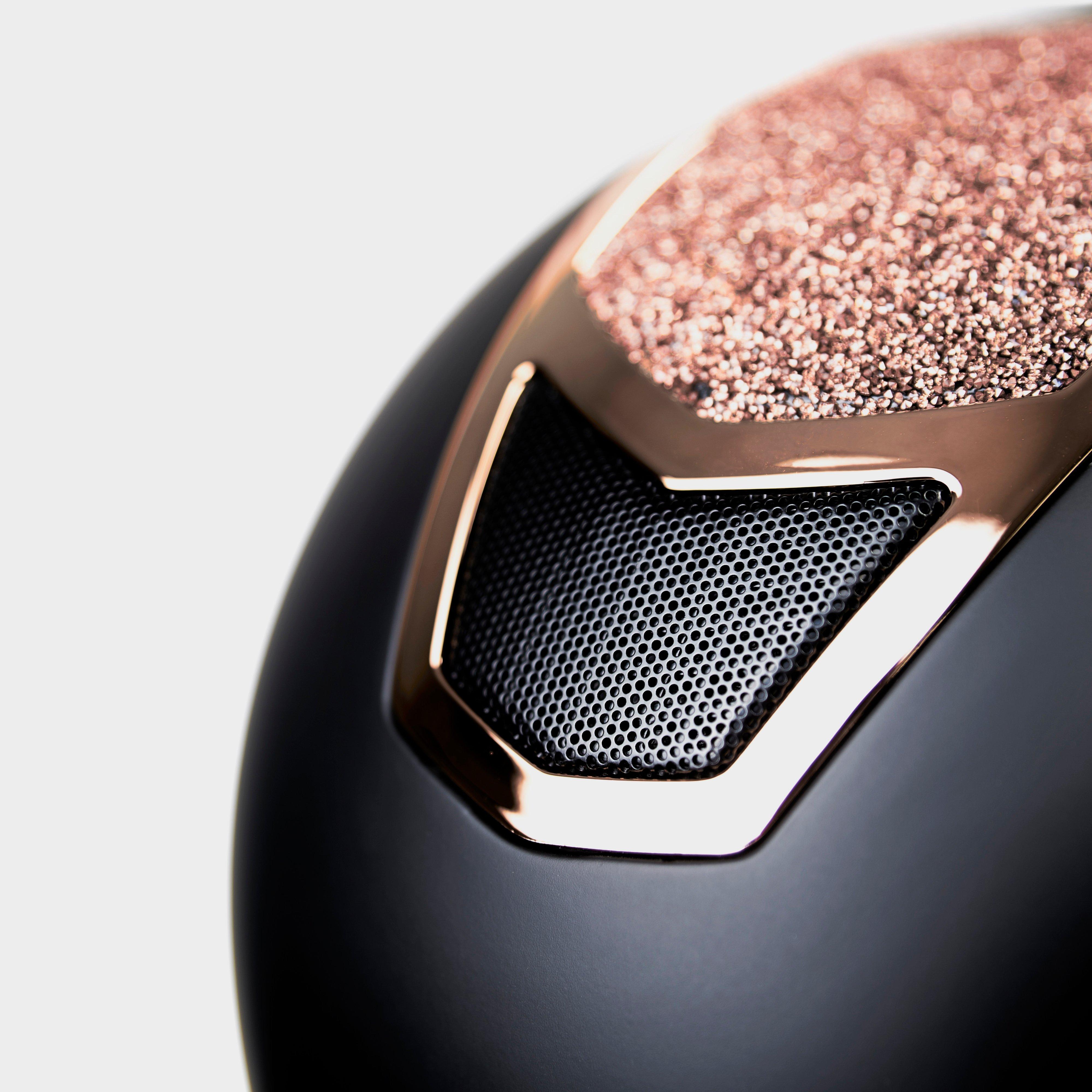 Valentina Riding Hat Black/Rose Gold