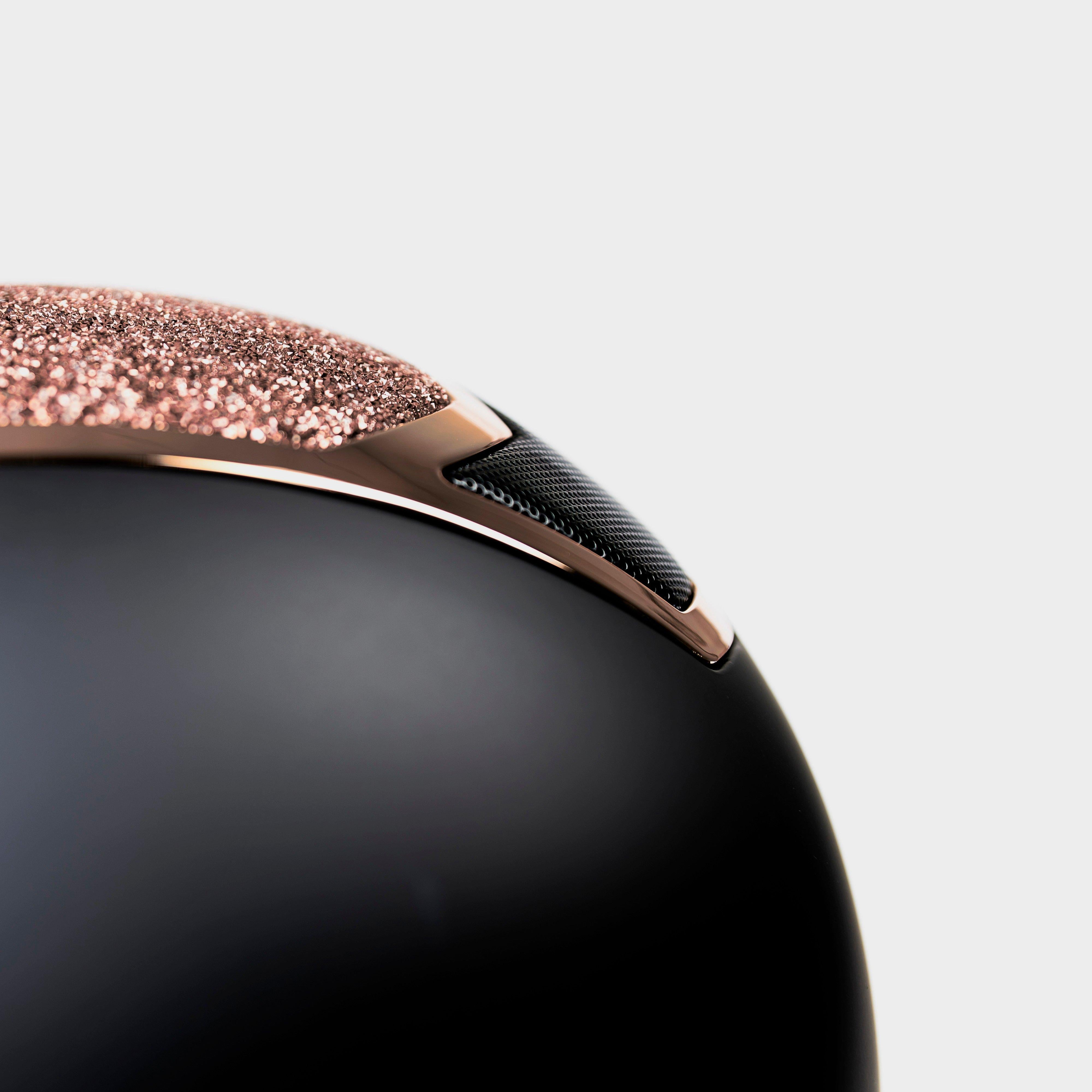 Valentina Riding Hat Black/Rose Gold