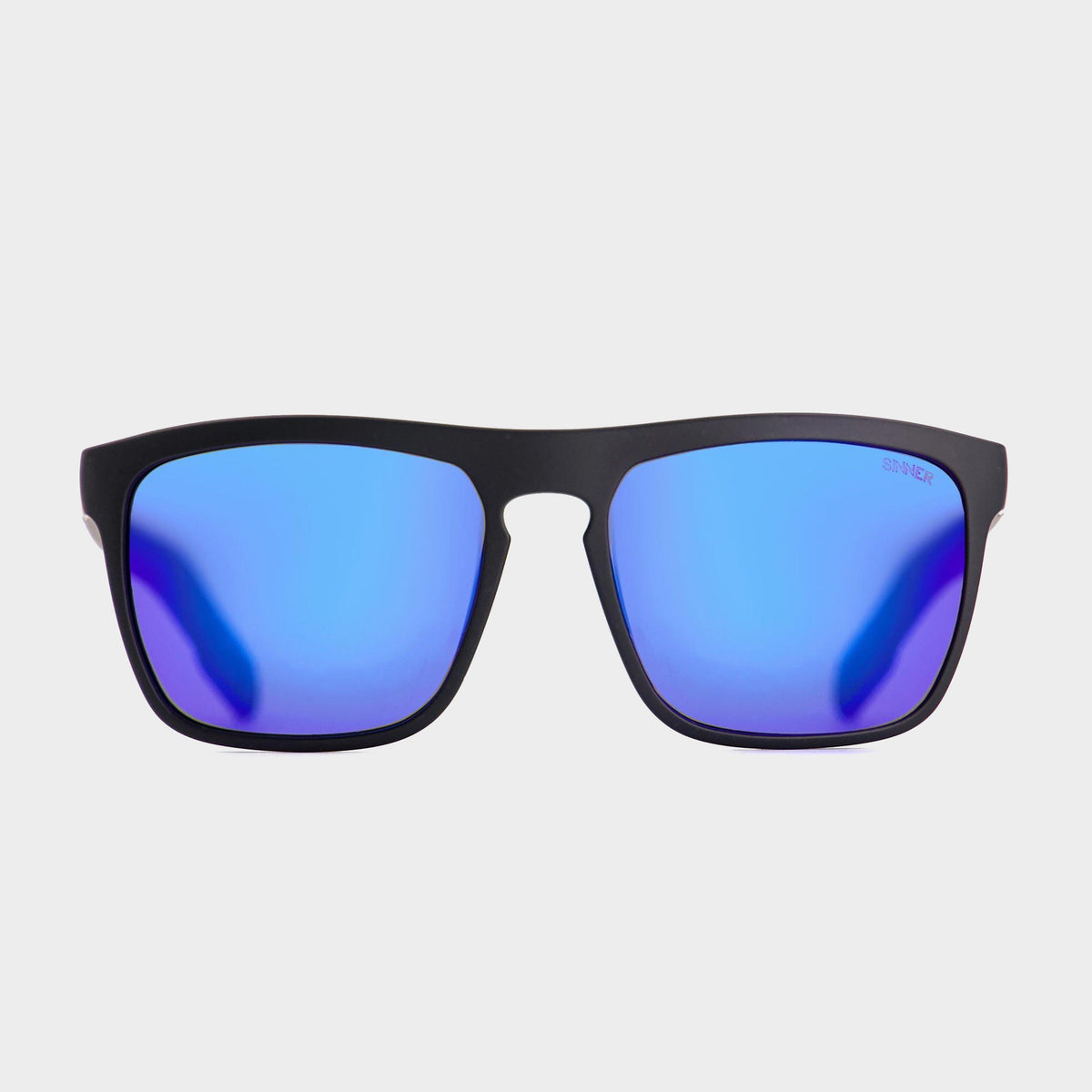 Thunder X Sunglasses Black Blue Oil Lens