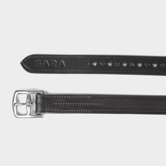 GARA Stirrup Leathers Black 54"
