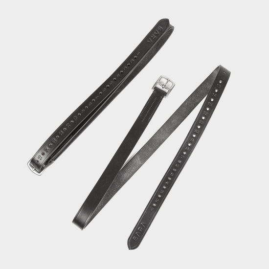 GARA Stirrup Leathers Black 54"
