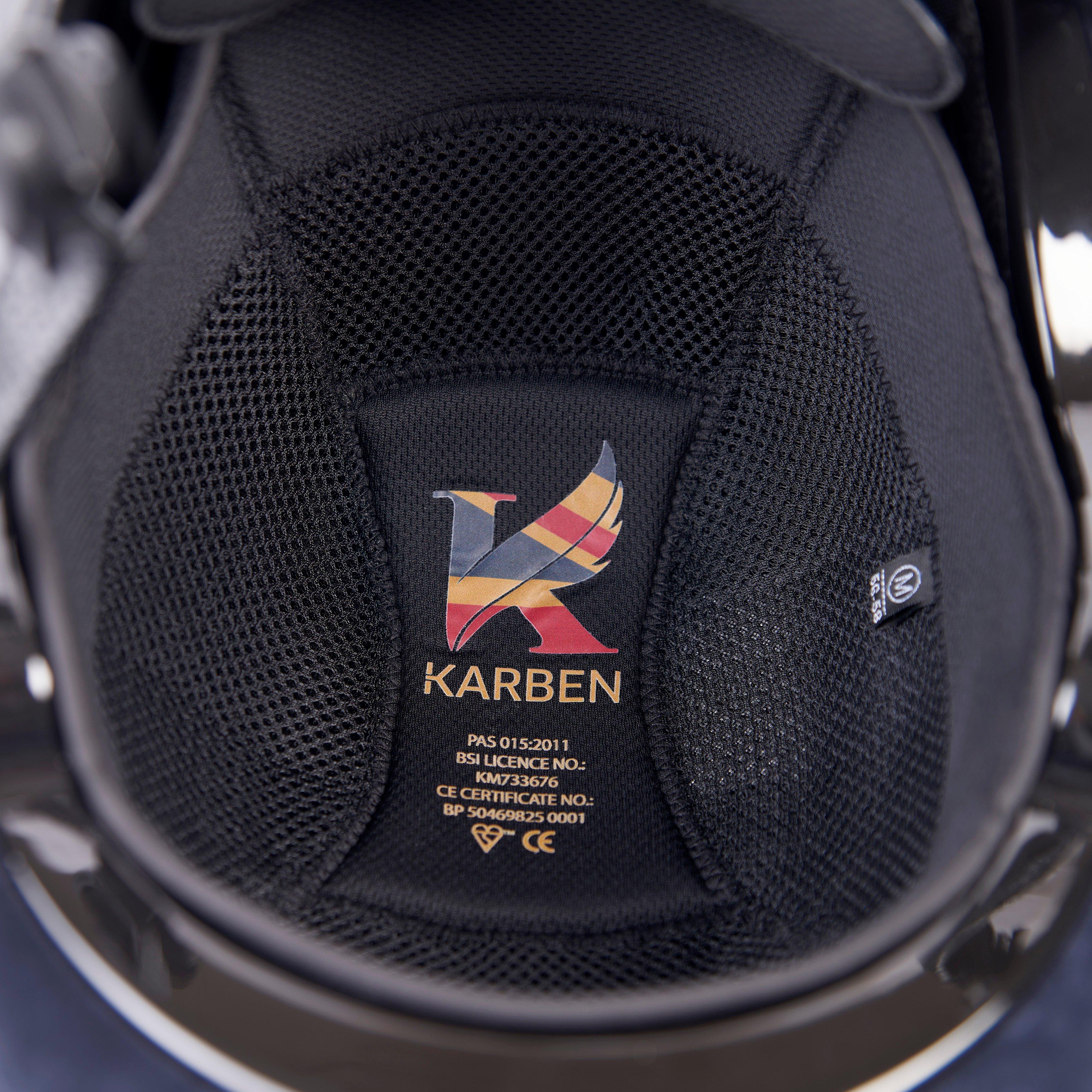 Carmella Riding Hat Navy