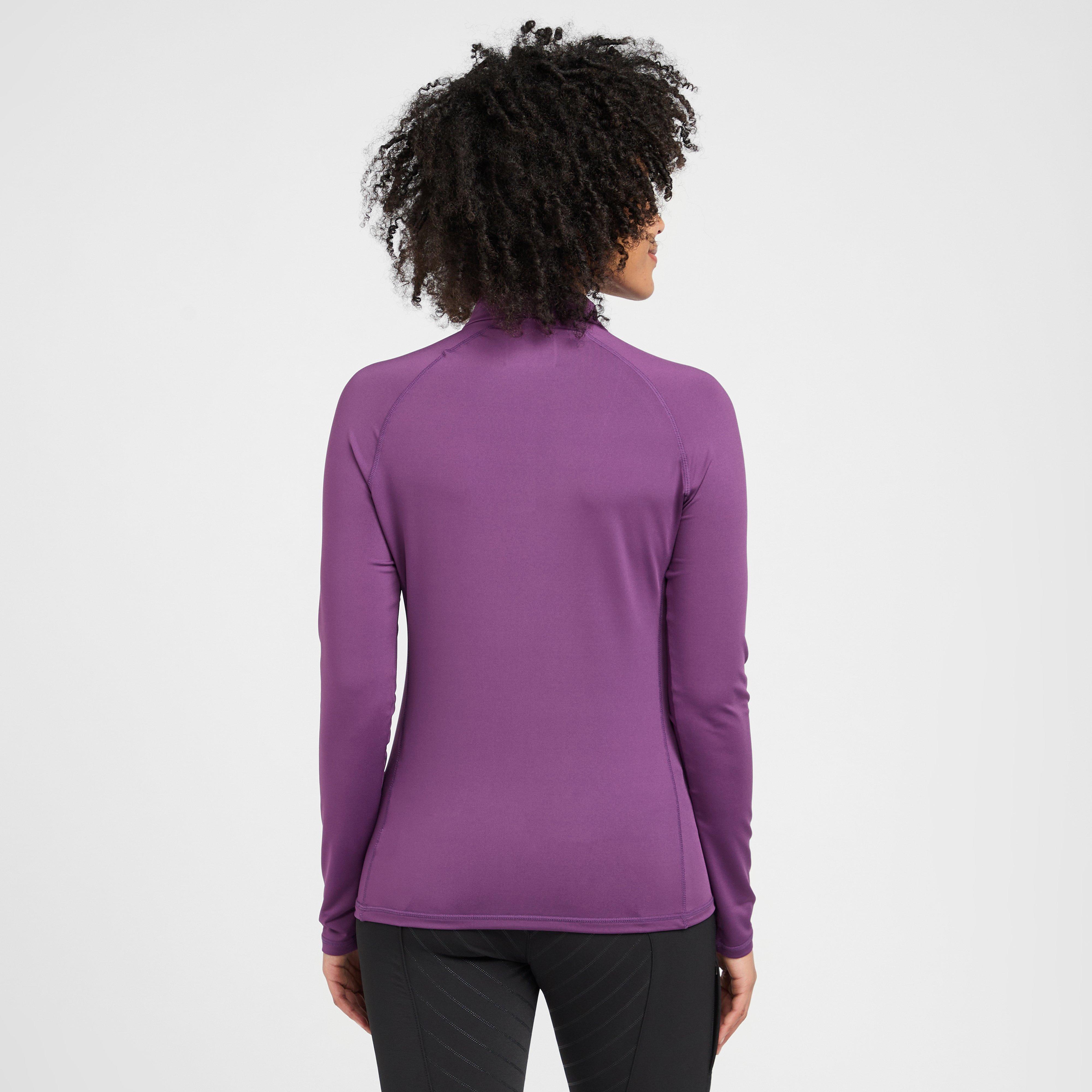 Womens Prime Long Sleeved Top Violet