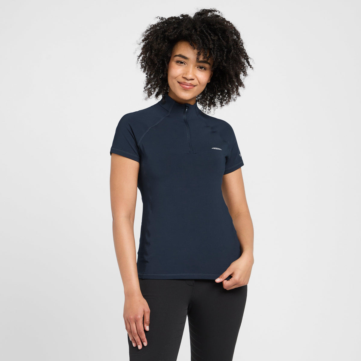 Womens Prime Short Sleeved Top Navy