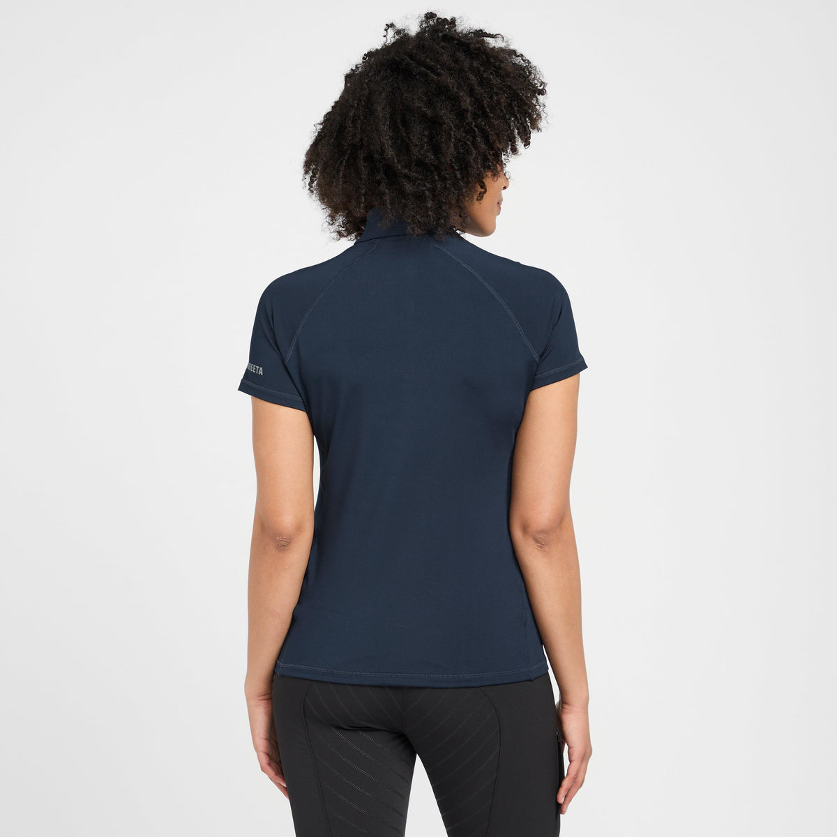 Womens Prime Short Sleeved Top Navy